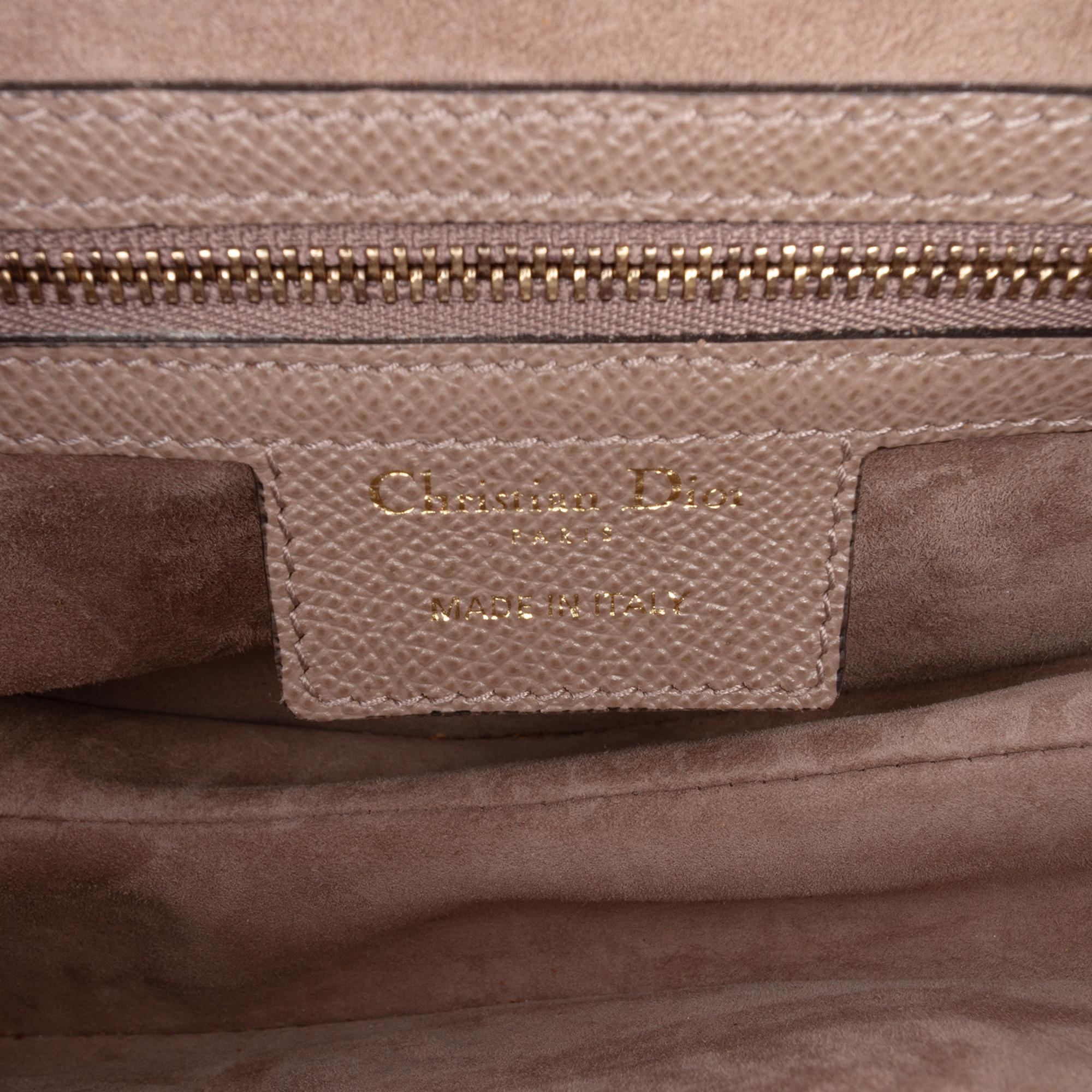 Dior Grained Calfskin Saddle Bag