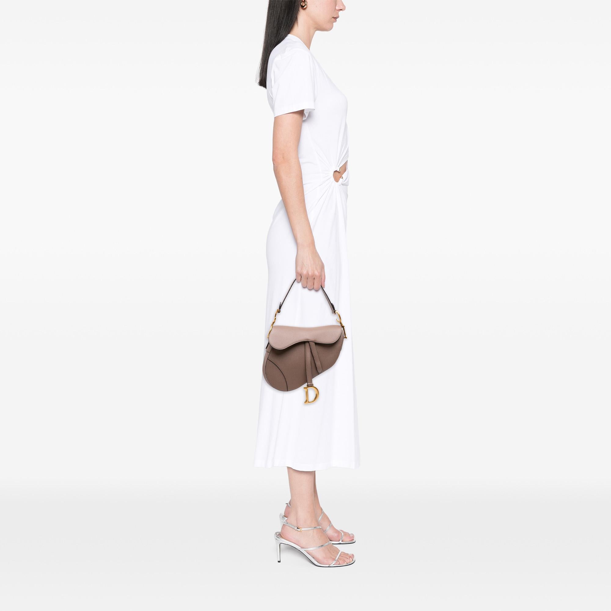 Dior Grained Calfskin Saddle Bag