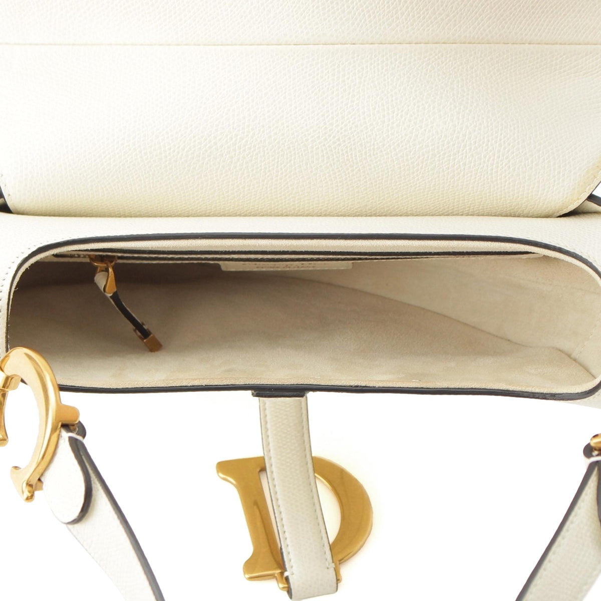 Dior Grained Calfskin Saddle Bag