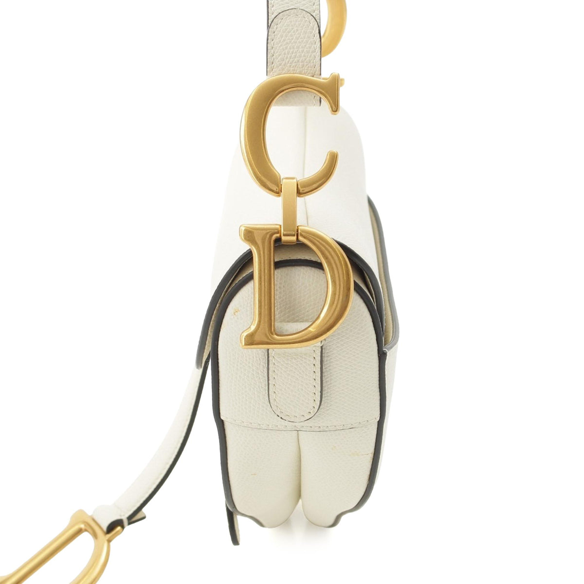 Dior Grained Calfskin Saddle Bag