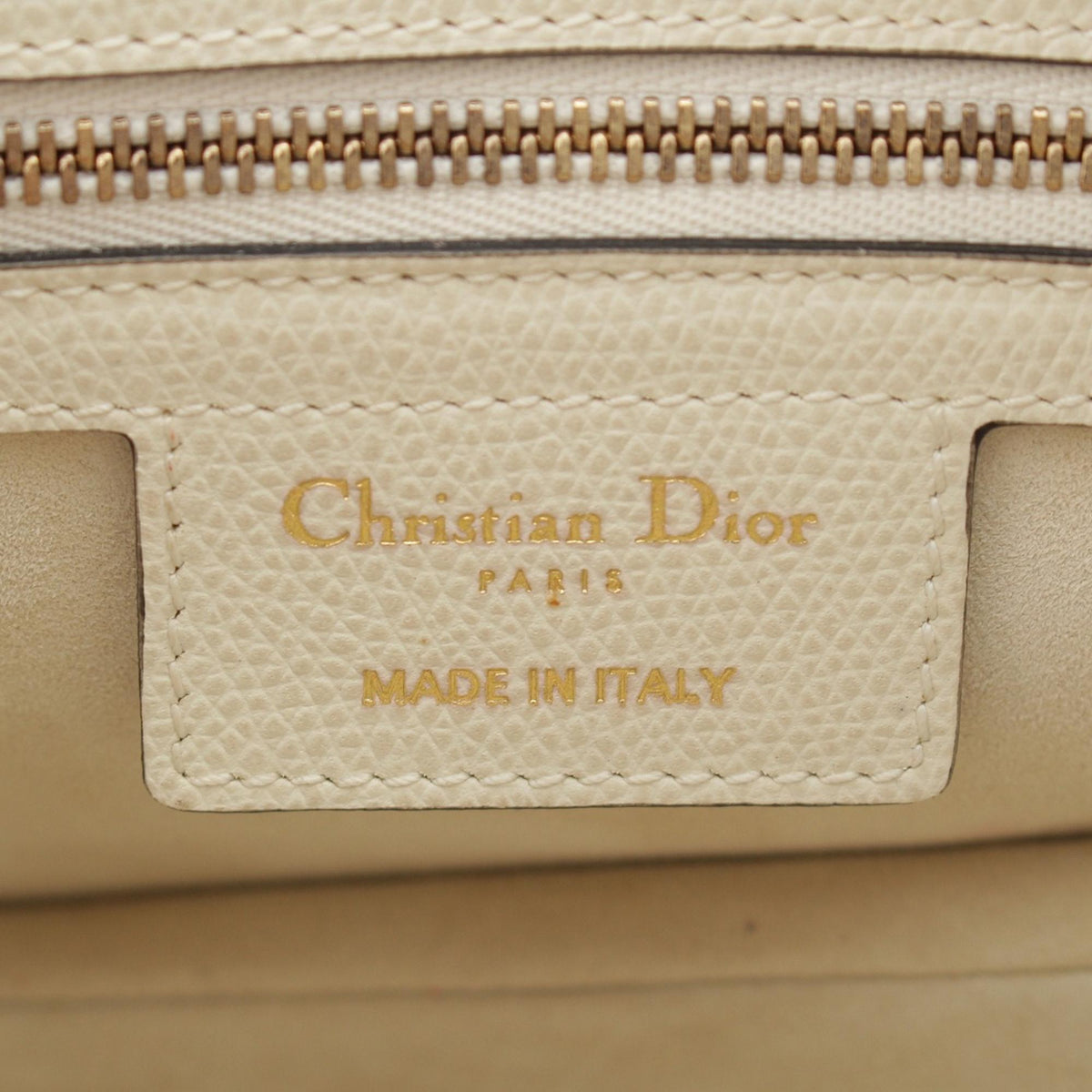 Dior Grained Calfskin Saddle Bag