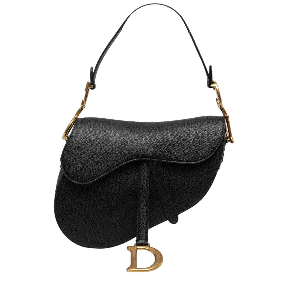 Dior Grained Calfskin Saddle Bag