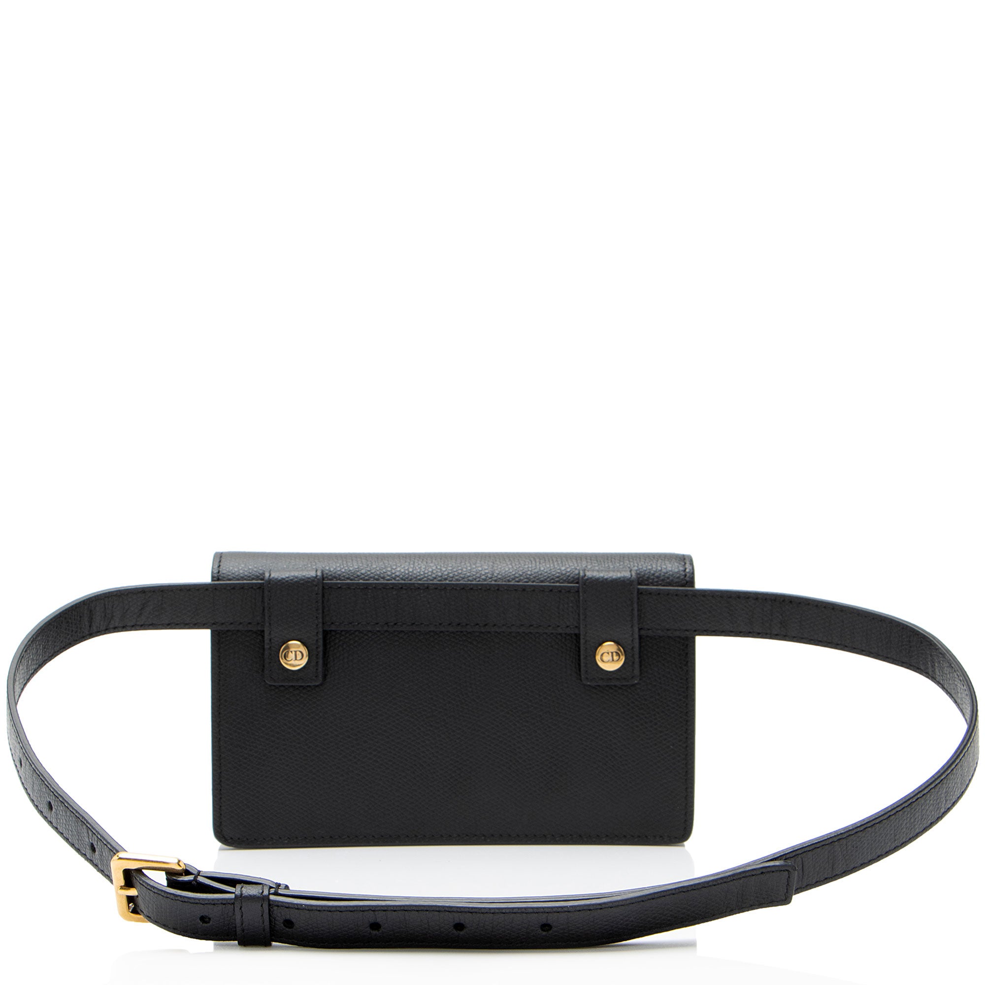 Dior Grained Calfskin Saddle Belt Bag