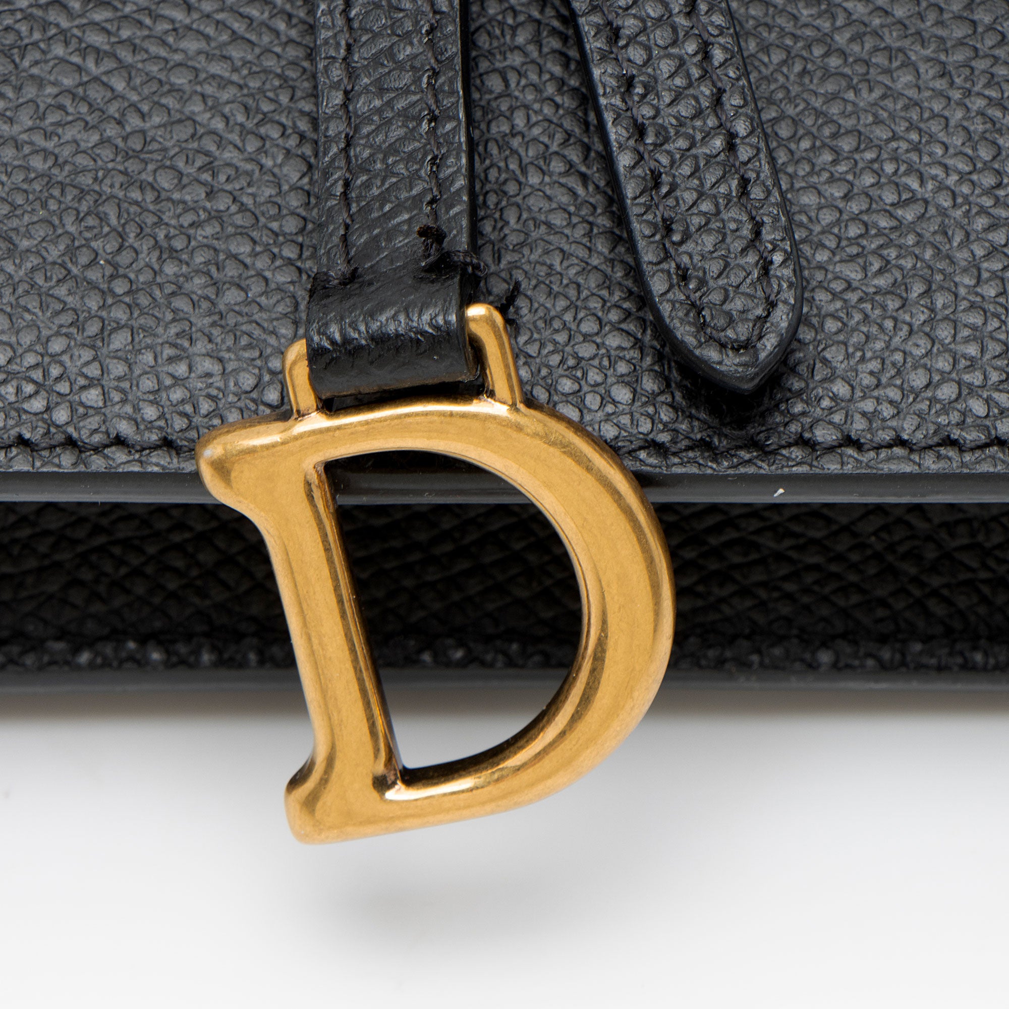 Dior Grained Calfskin Saddle Belt Bag
