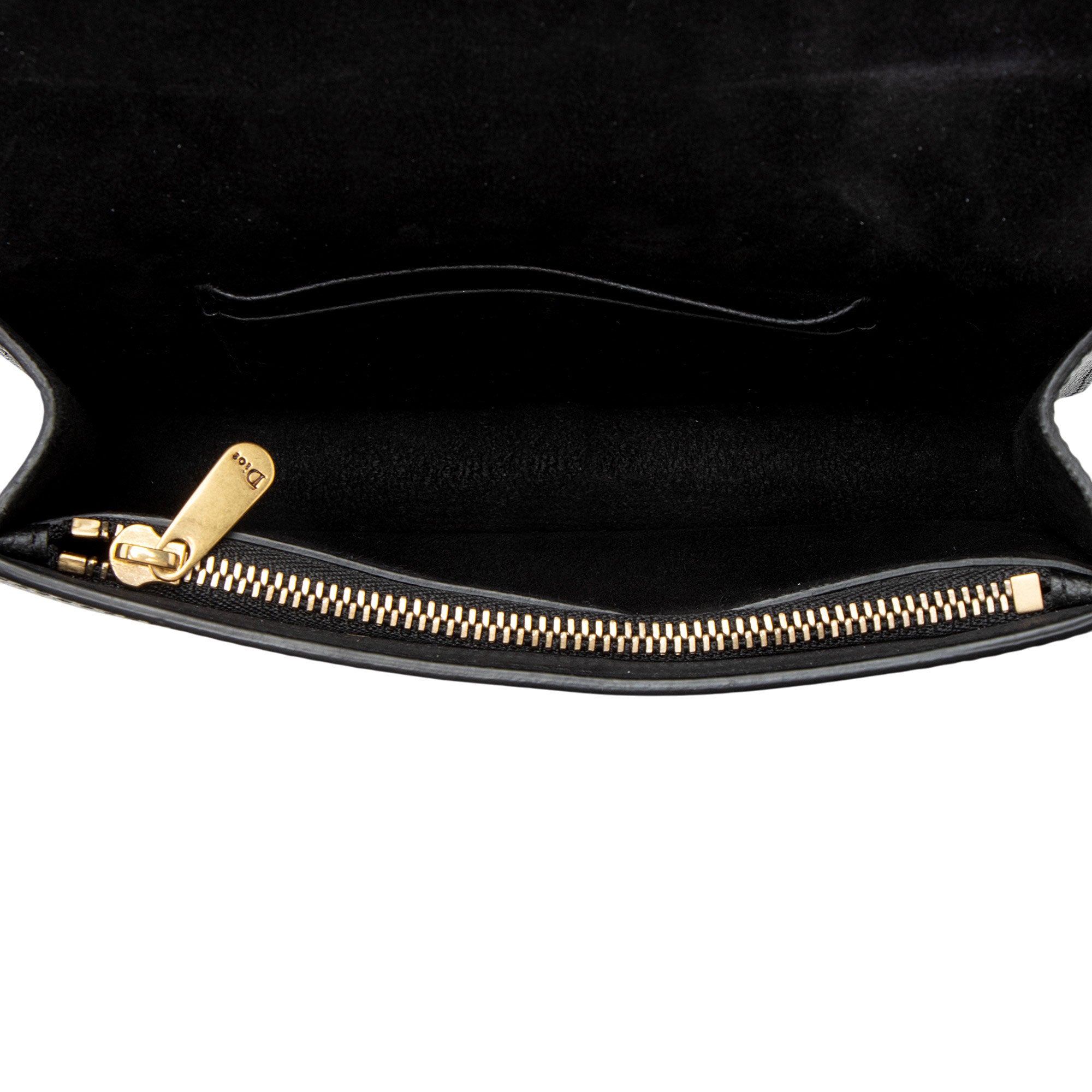 Dior Grained Calfskin Saddle Belt Bag