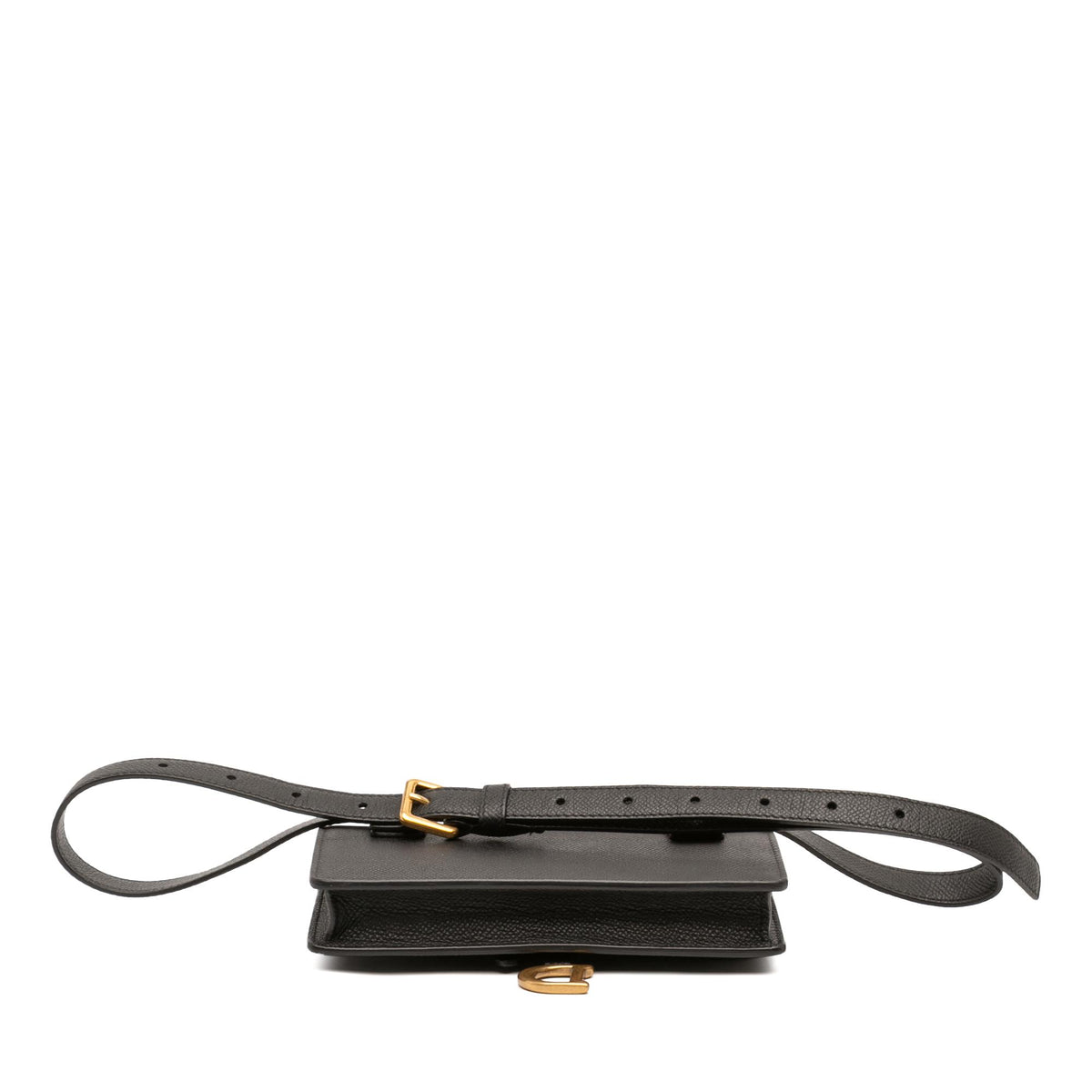 Dior Grained Calfskin Saddle Belt Pouch