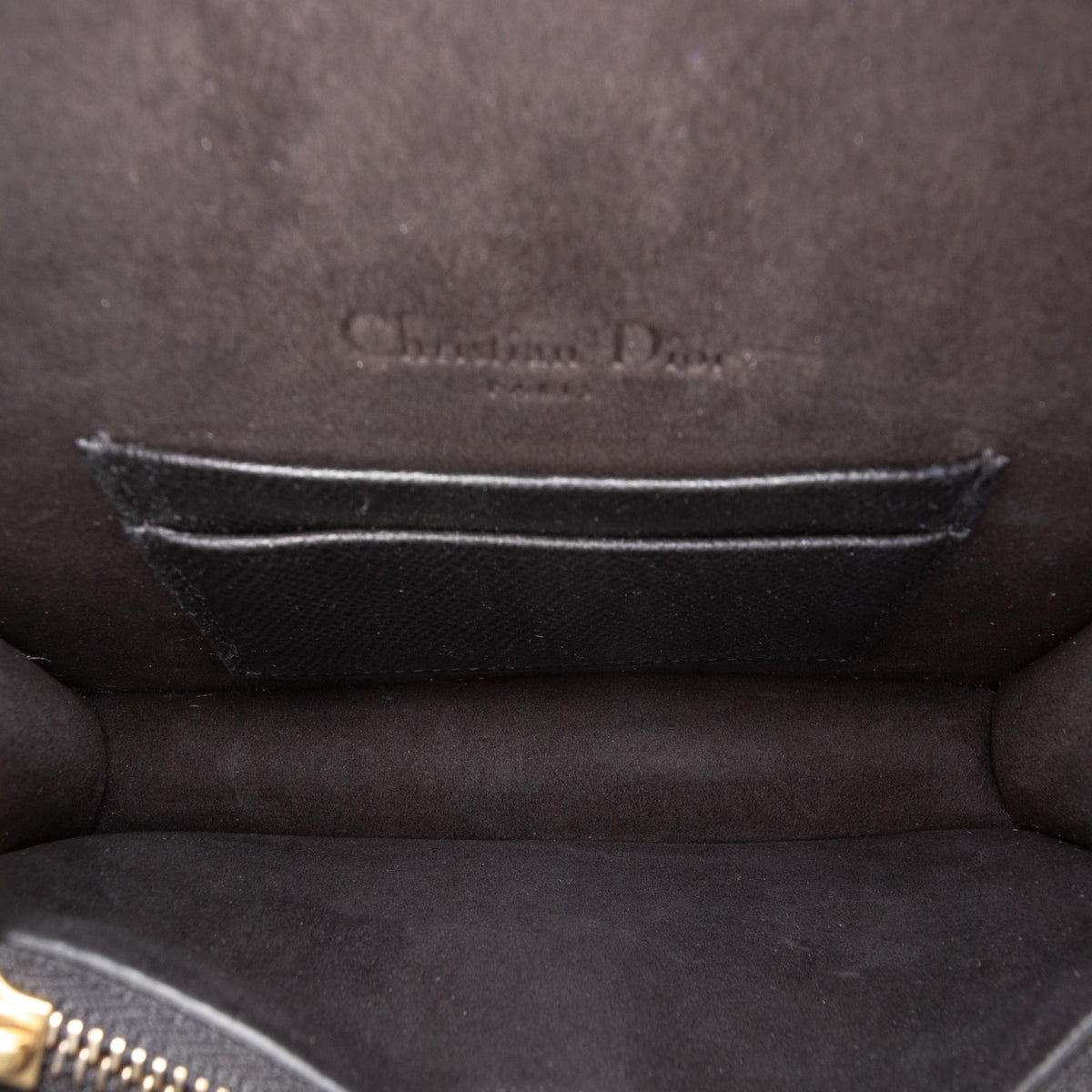 Dior Grained Calfskin Saddle Belt Pouch