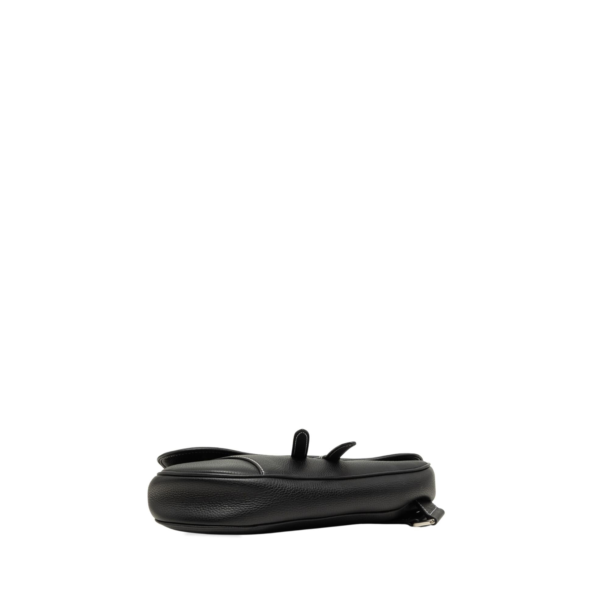 Dior Grained Calfskin Saddle Crossbody