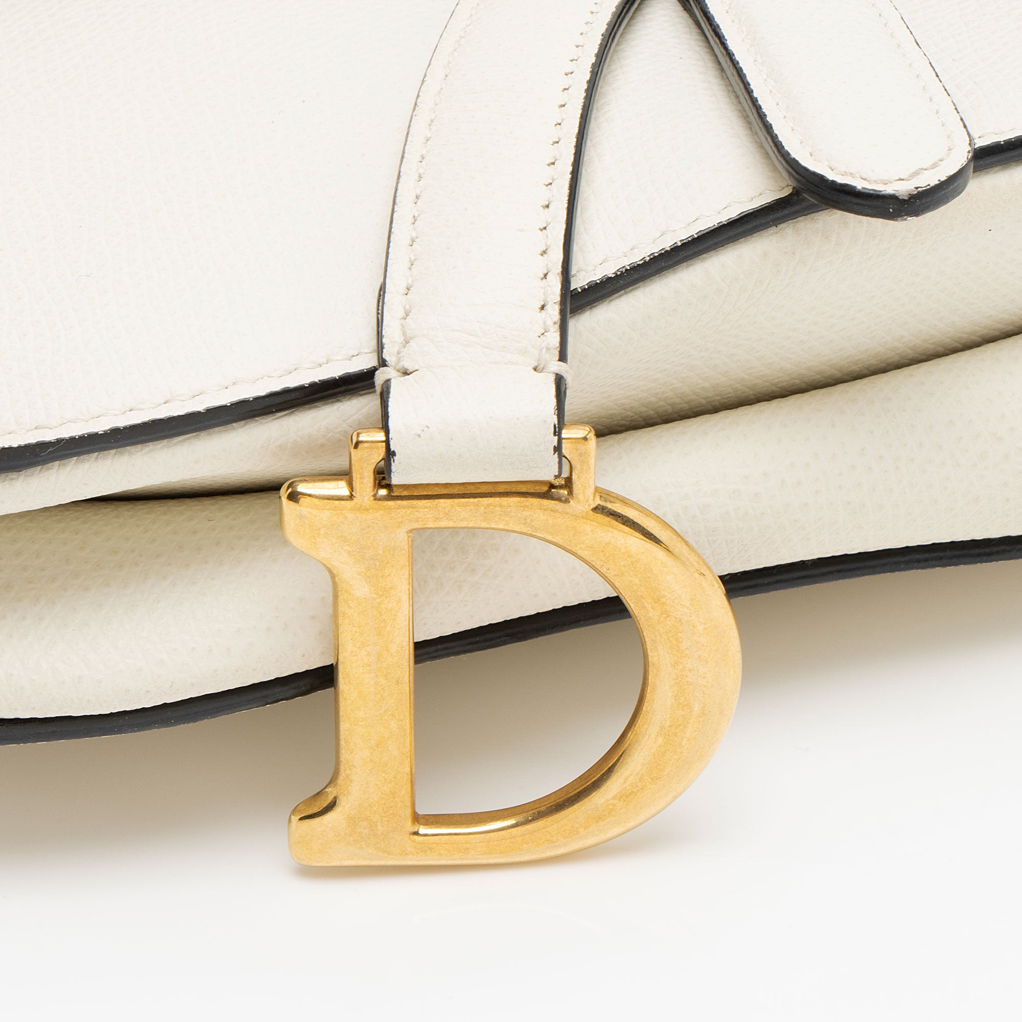Dior Grained Calfskin Saddle Mini Bag