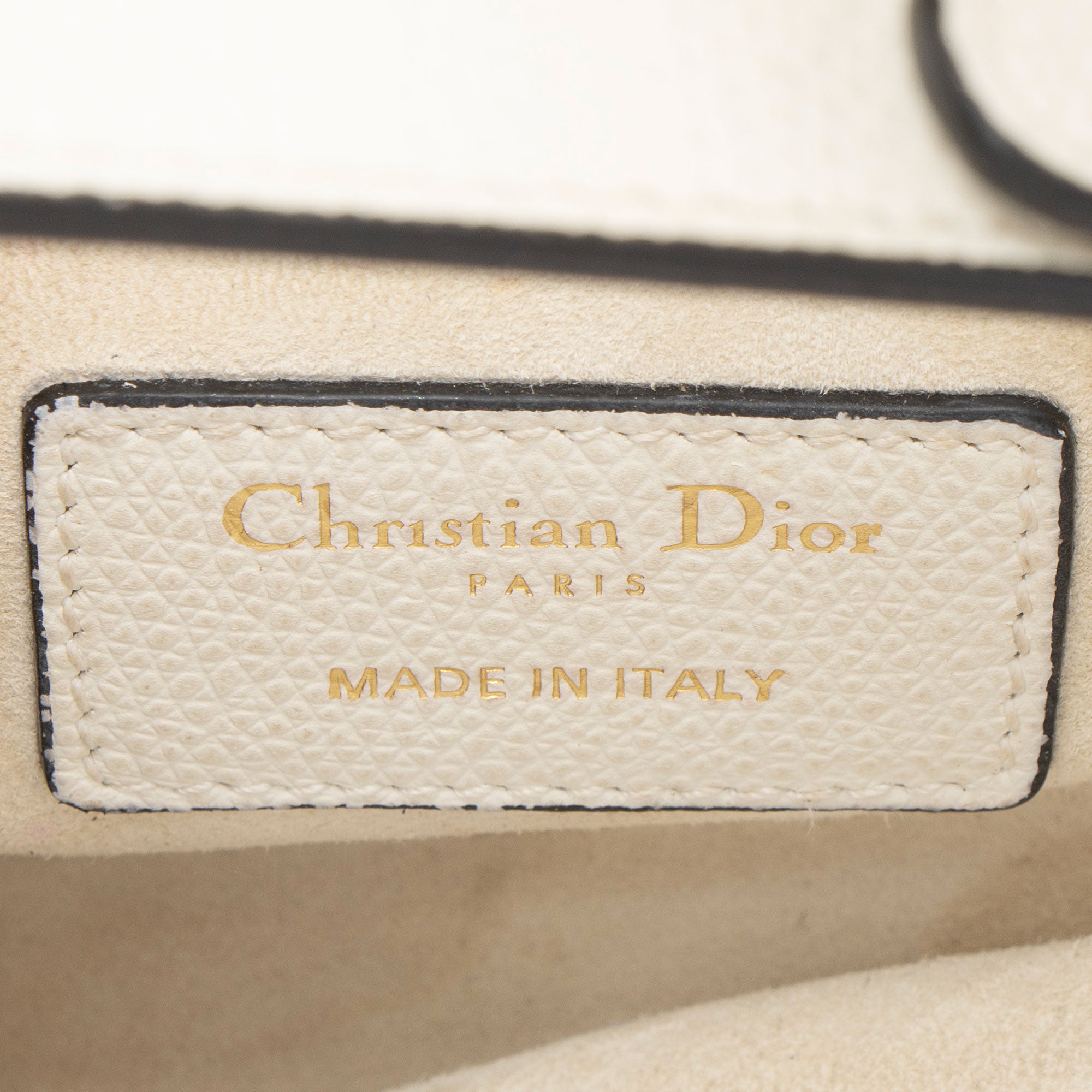 Dior Grained Calfskin Saddle Mini Bag