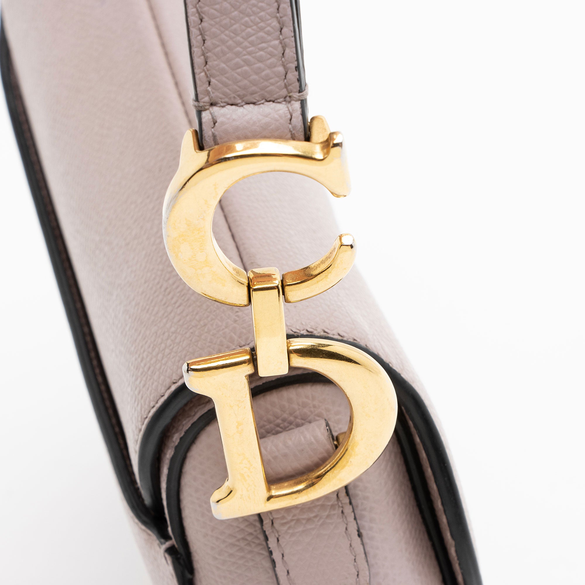 Dior Grained Calfskin Saddle Mini Bag