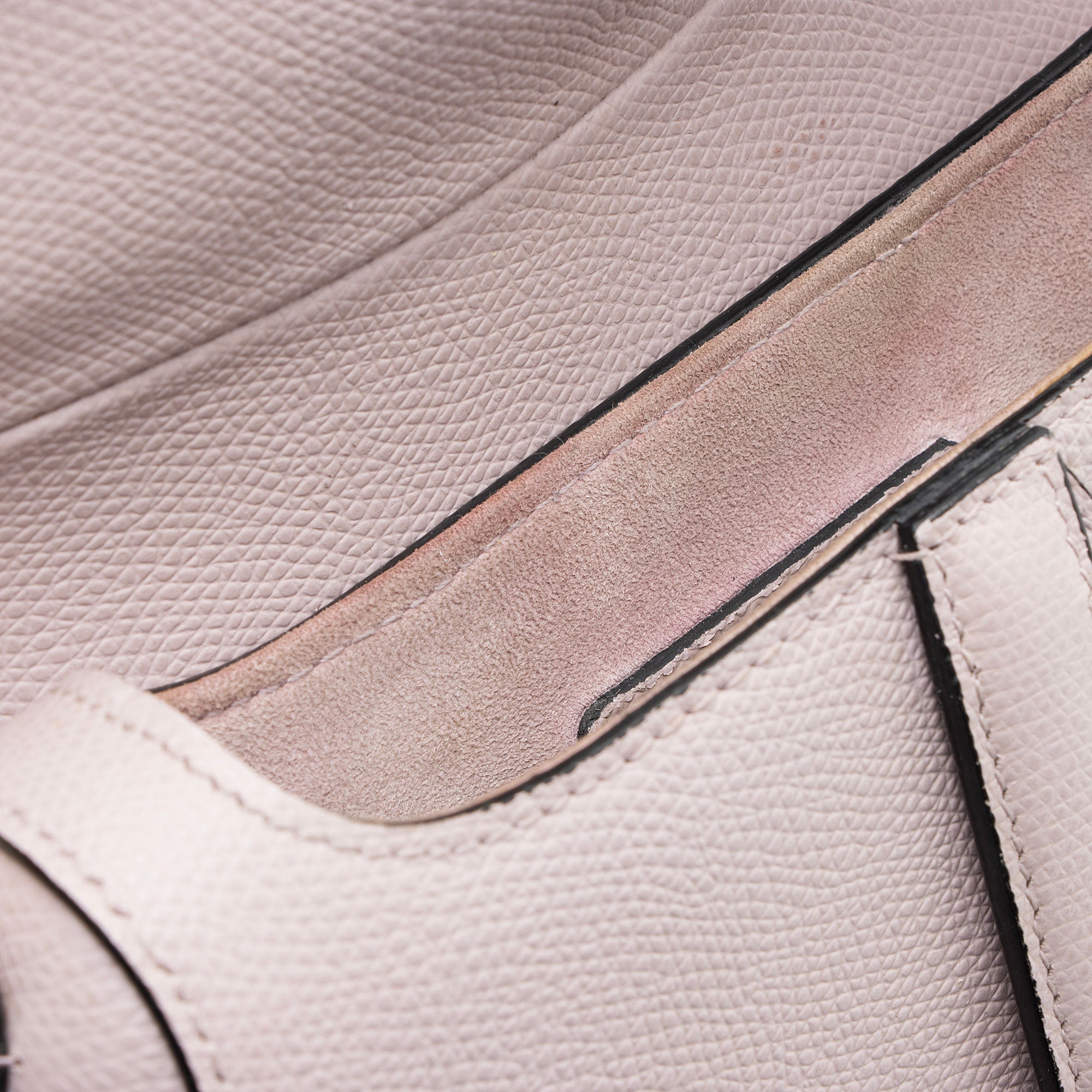Dior Grained Calfskin Saddle Mini Bag