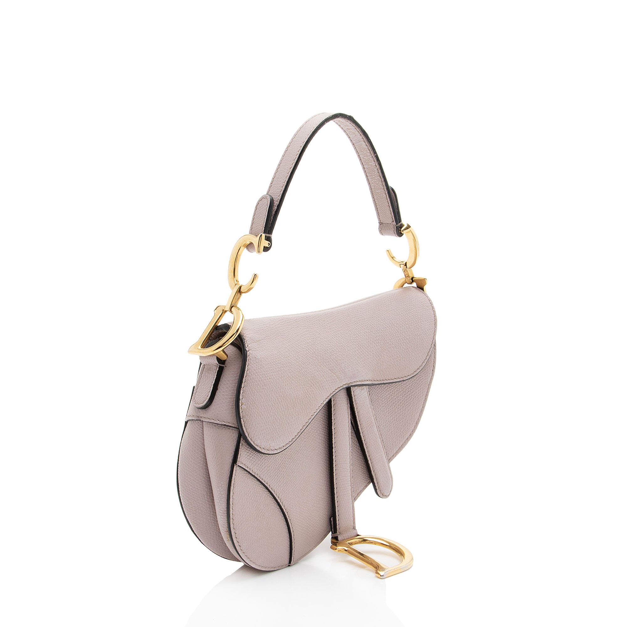 Dior Grained Calfskin Saddle Mini Bag
