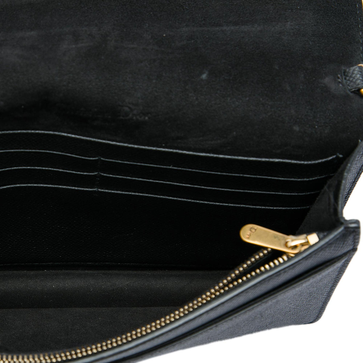 Dior Grained Calfskin Saddle Pouch