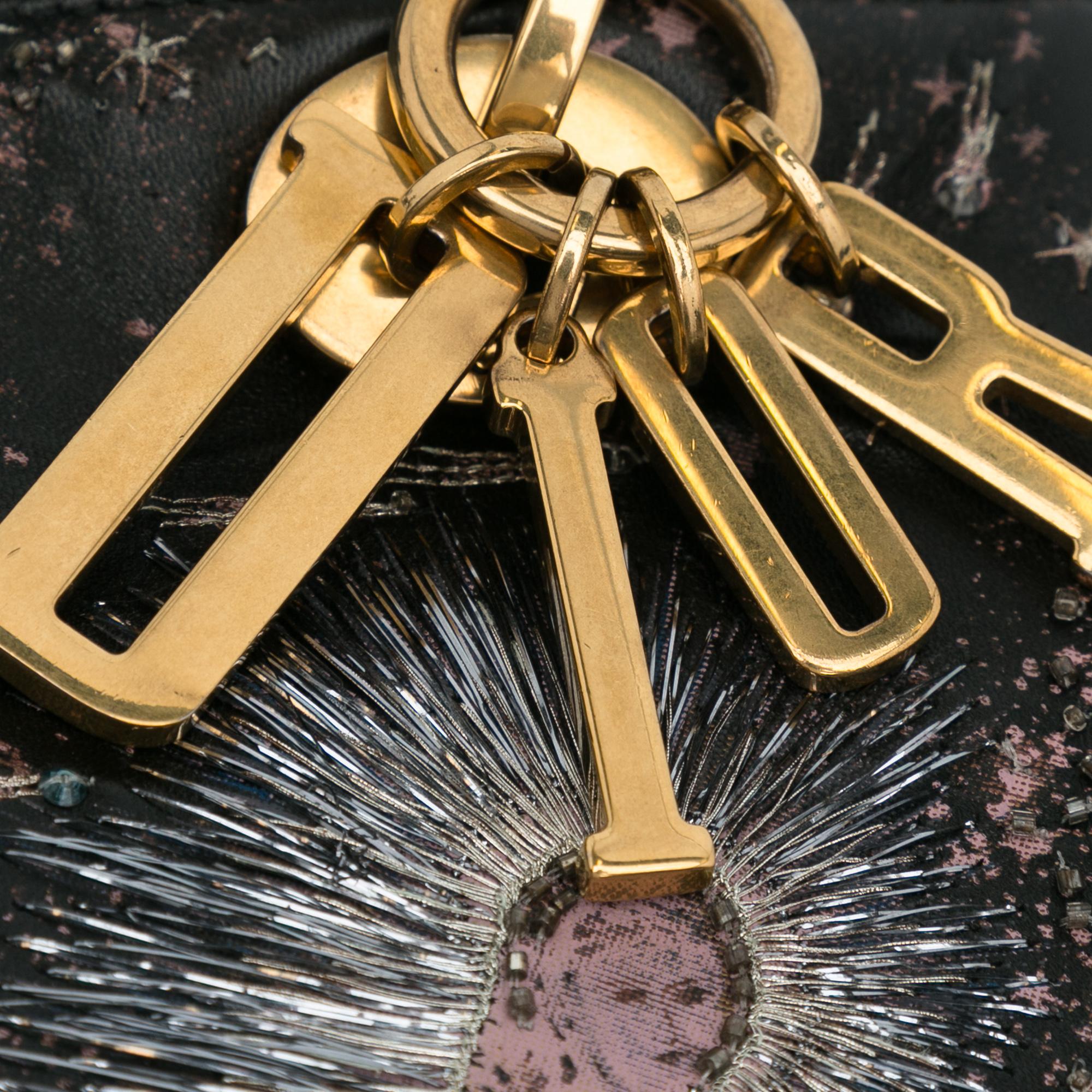 Dior I Feel Blue Mini Lady Dior (SHG-R5tc39)