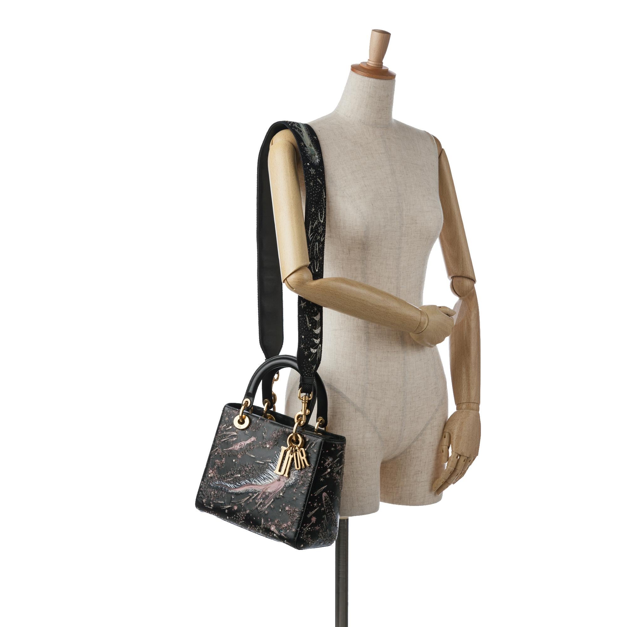 Dior I Feel Blue Mini Lady Dior (SHG-R5tc39)