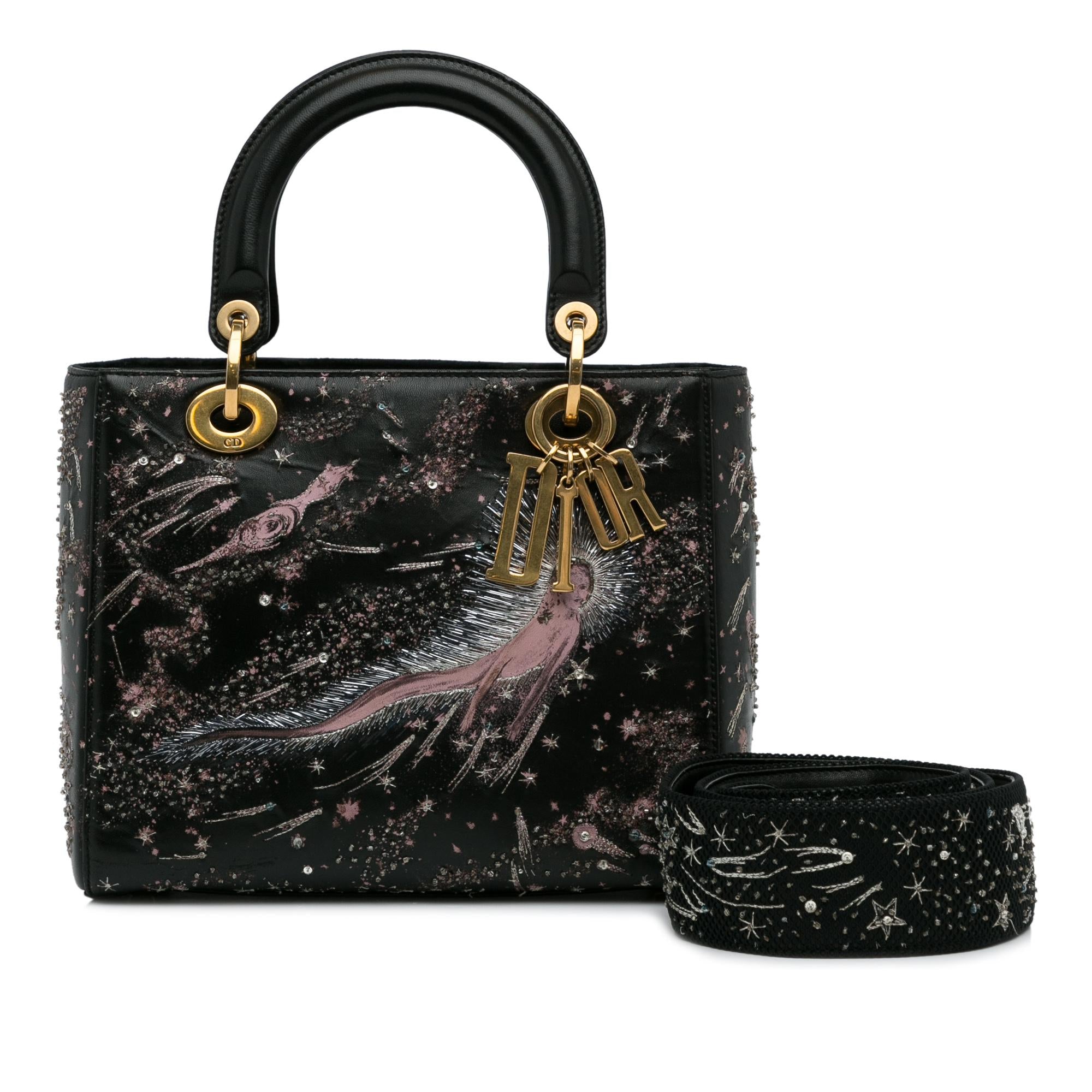 Dior I Feel Blue Mini Lady Dior (SHG-R5tc39)