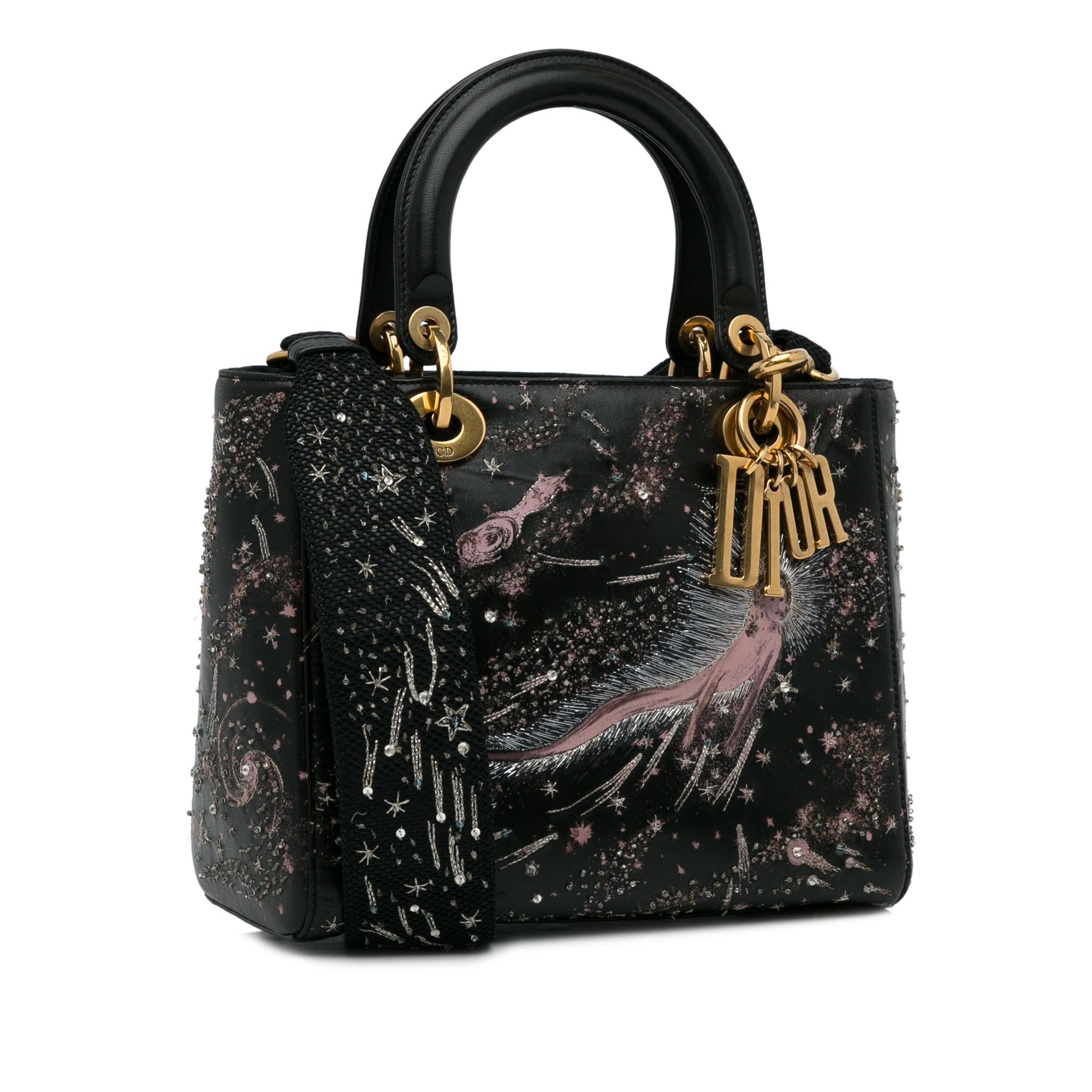 Dior I Feel Blue Mini Lady Dior (SHG-R5tc39)