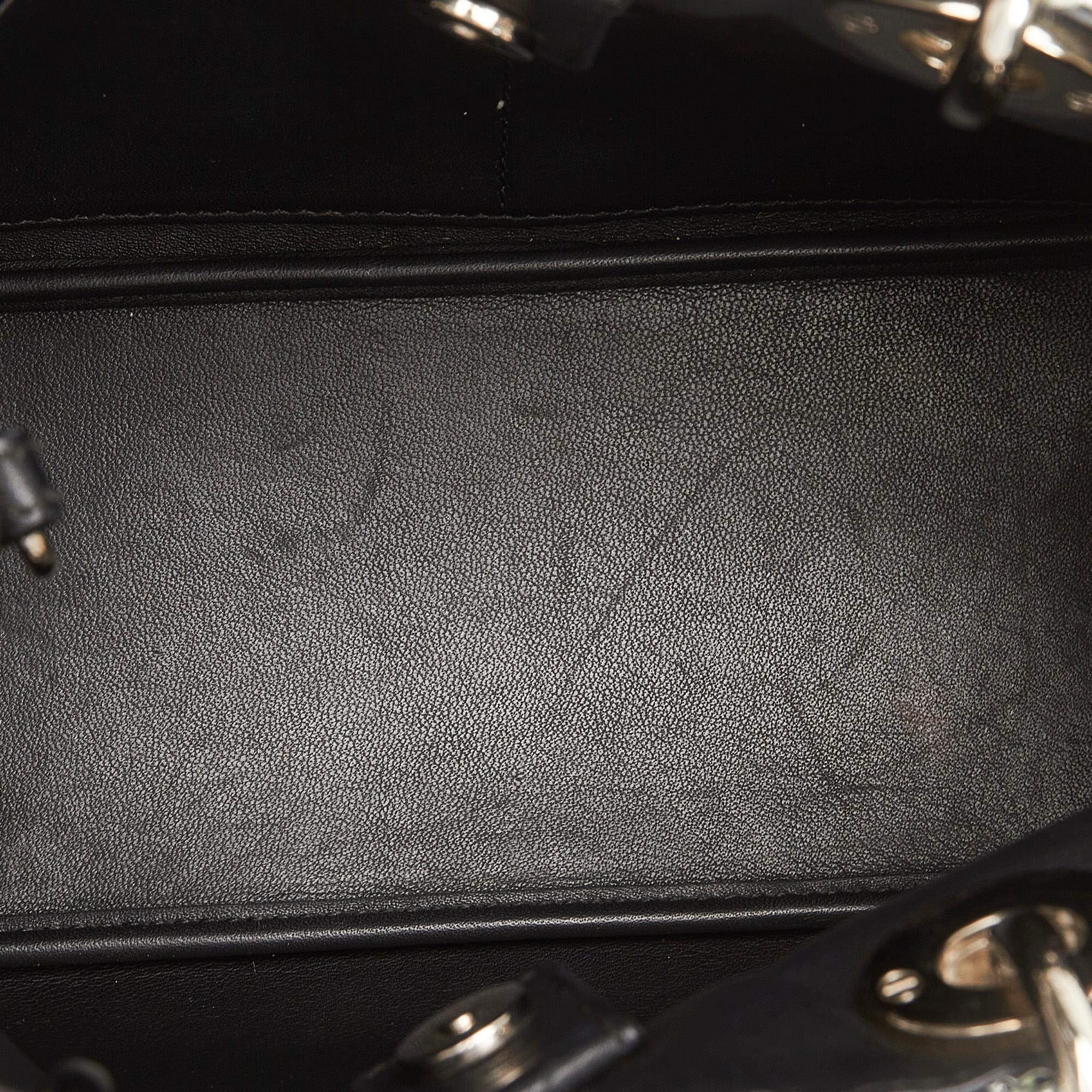 Dior Lady Dior Patchwork Metallic Satchel (SHG-BIbJyb)