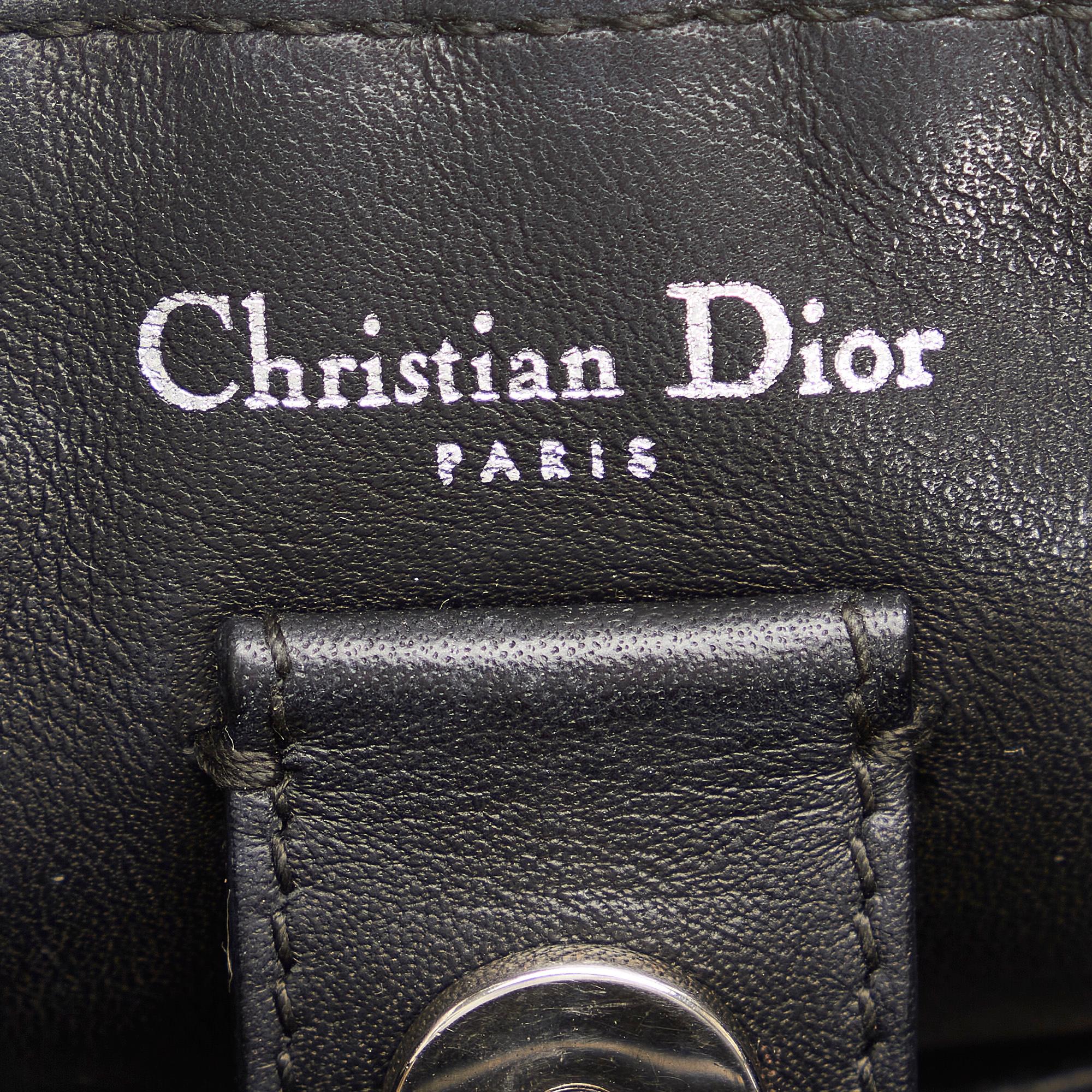 Dior Lady Dior Patchwork Metallic Satchel (SHG-BIbJyb)