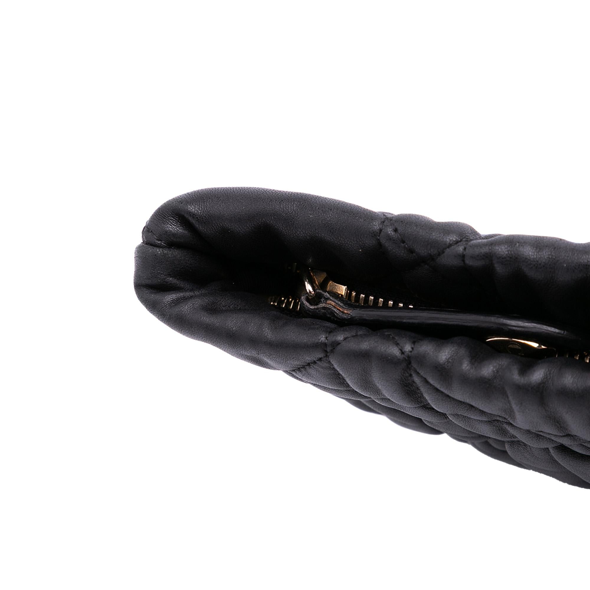 Dior Lambskin Cannage Lady Dior Clutch