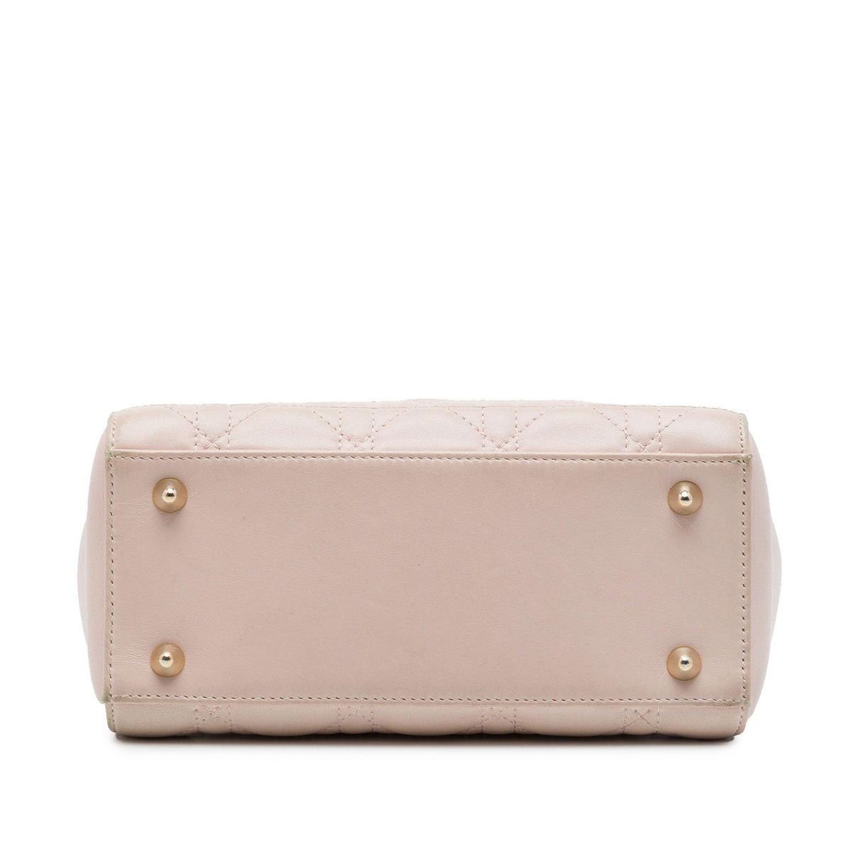 Dior Lambskin Cannage Lady Dior Double Chain Bag