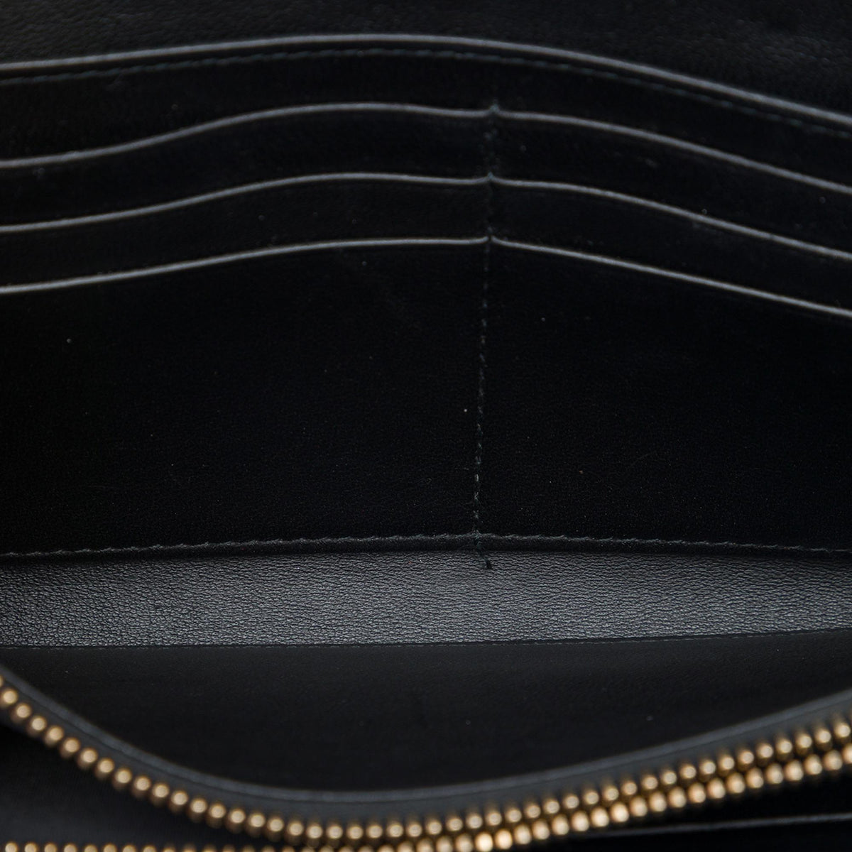 Dior Lambskin Cannage Lady Dior Wallet On Chain
