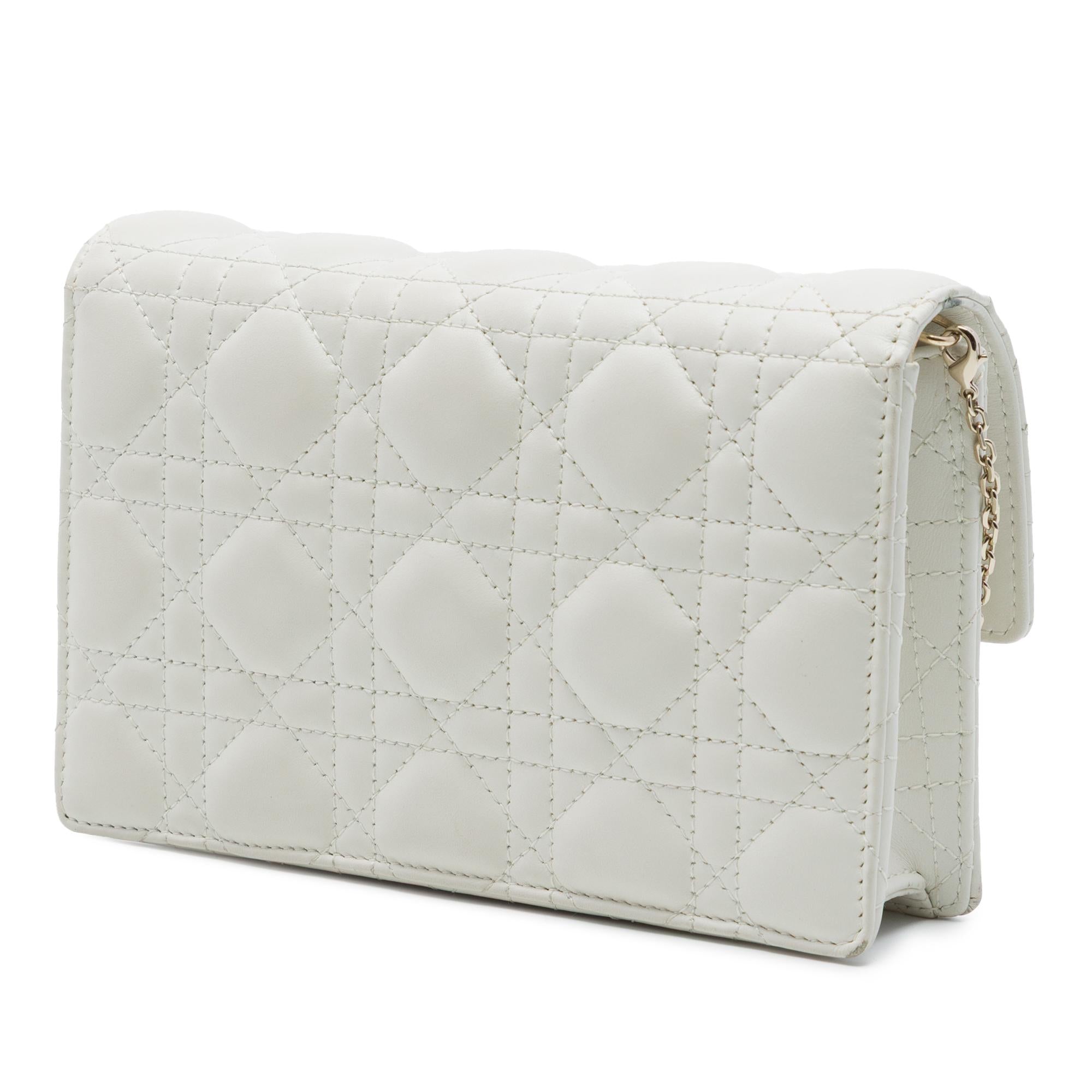 Dior Lambskin Cannage My Dior Daily Chain Pouch