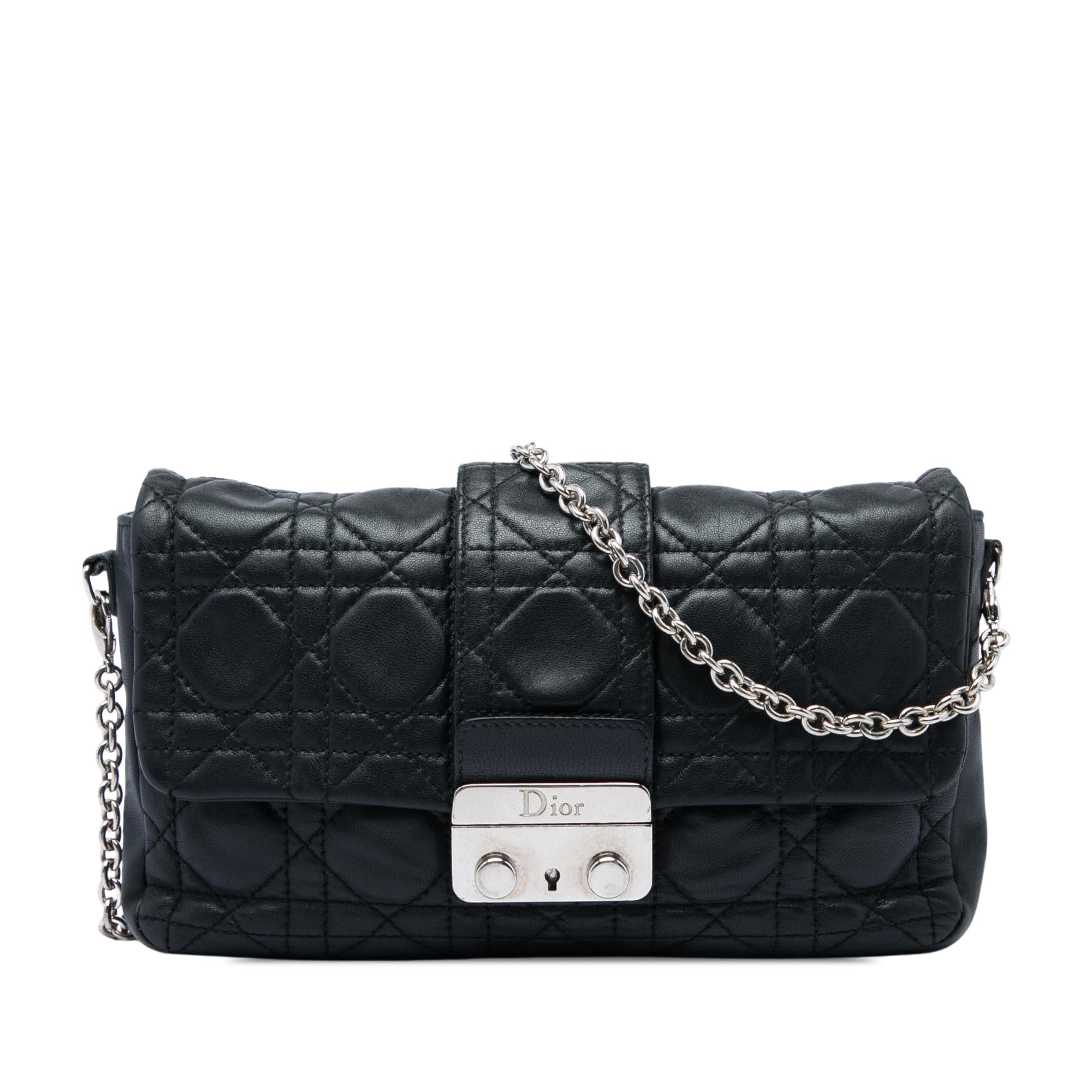 Dior Lambskin Cannage New Lock Pouch