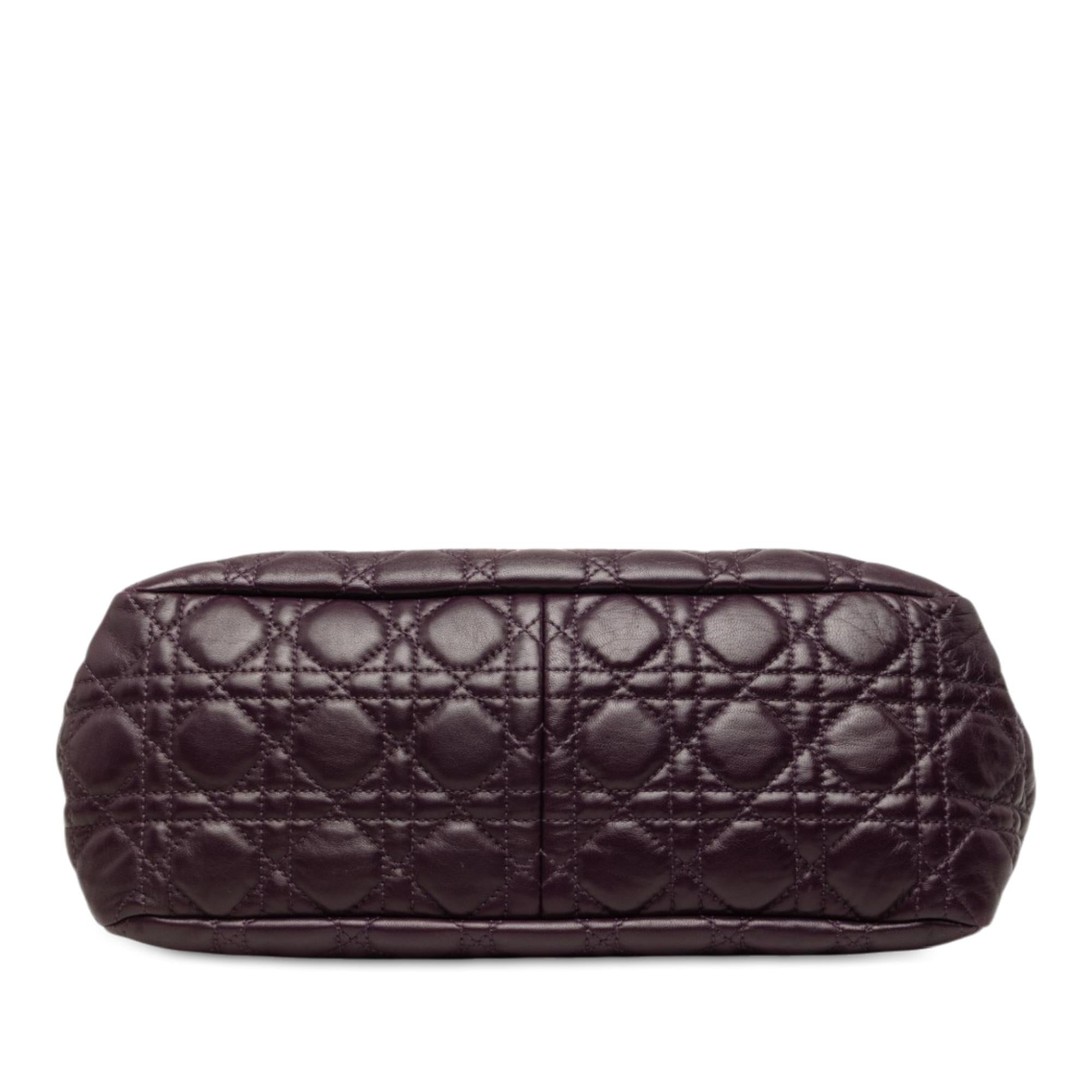 Dior Lambskin Cannage New Lock Shoulder Bag