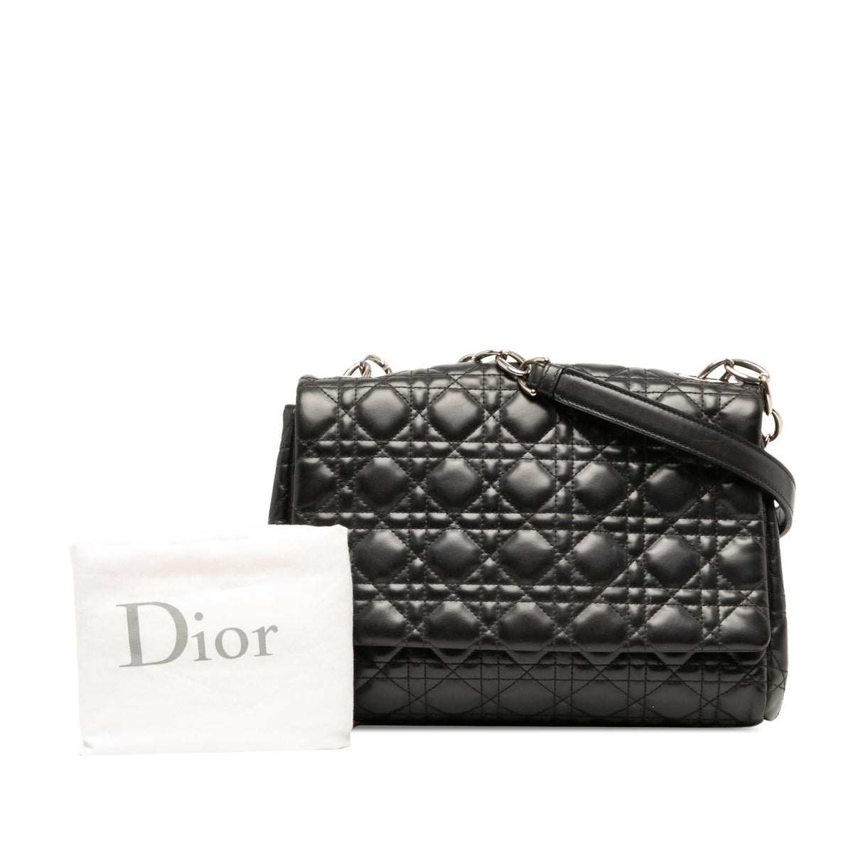 Dior Lambskin Cannage Soft Flap