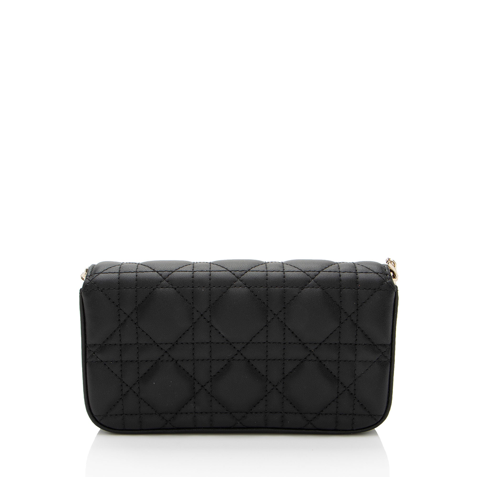 Dior Lambskin Dior Talk Phone Pouch (SHF-lwmgfd)