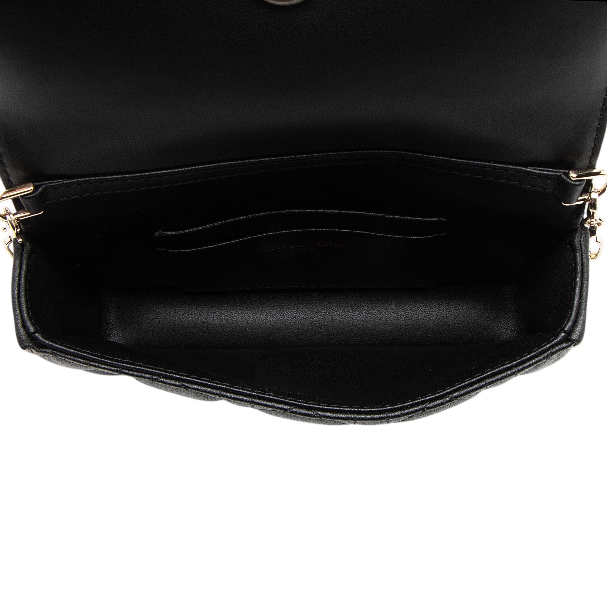 Dior Lambskin Dior Talk Phone Pouch (SHF-lwmgfd)