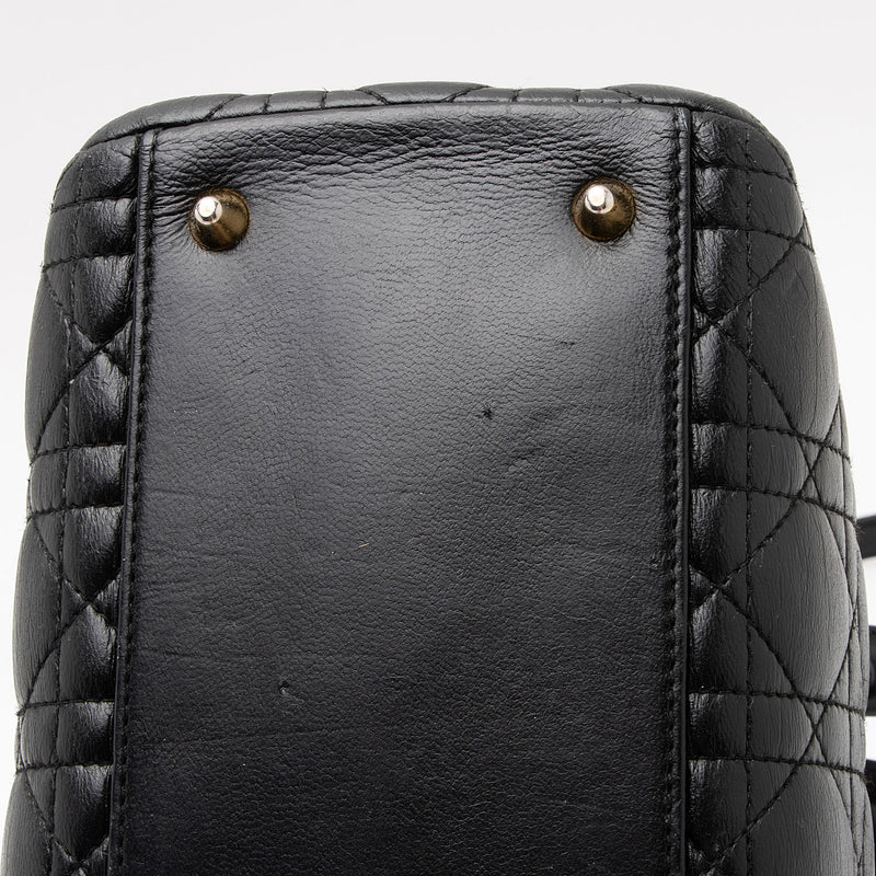 Lady dior lambskin tote bag cheap