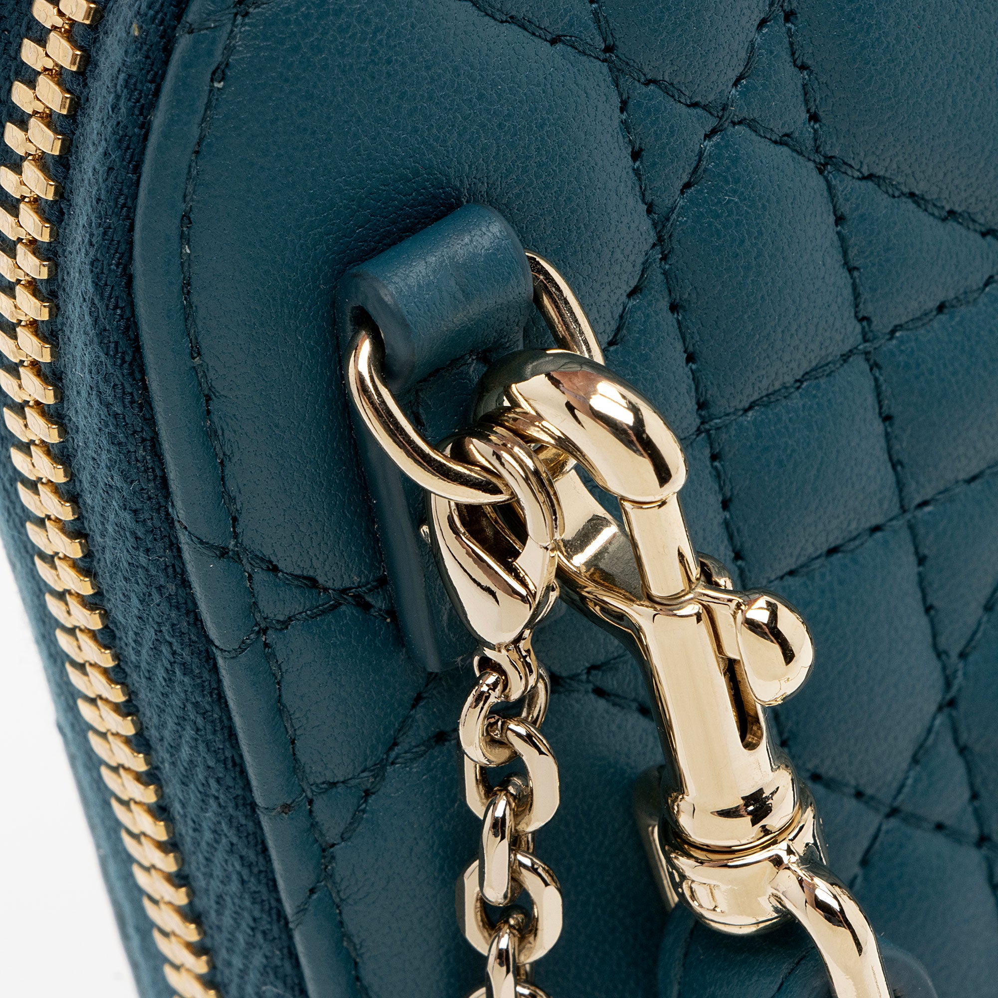 Dior Lambskin Cannage Lady Dior Phone Holder (SHF-5NZo4L)