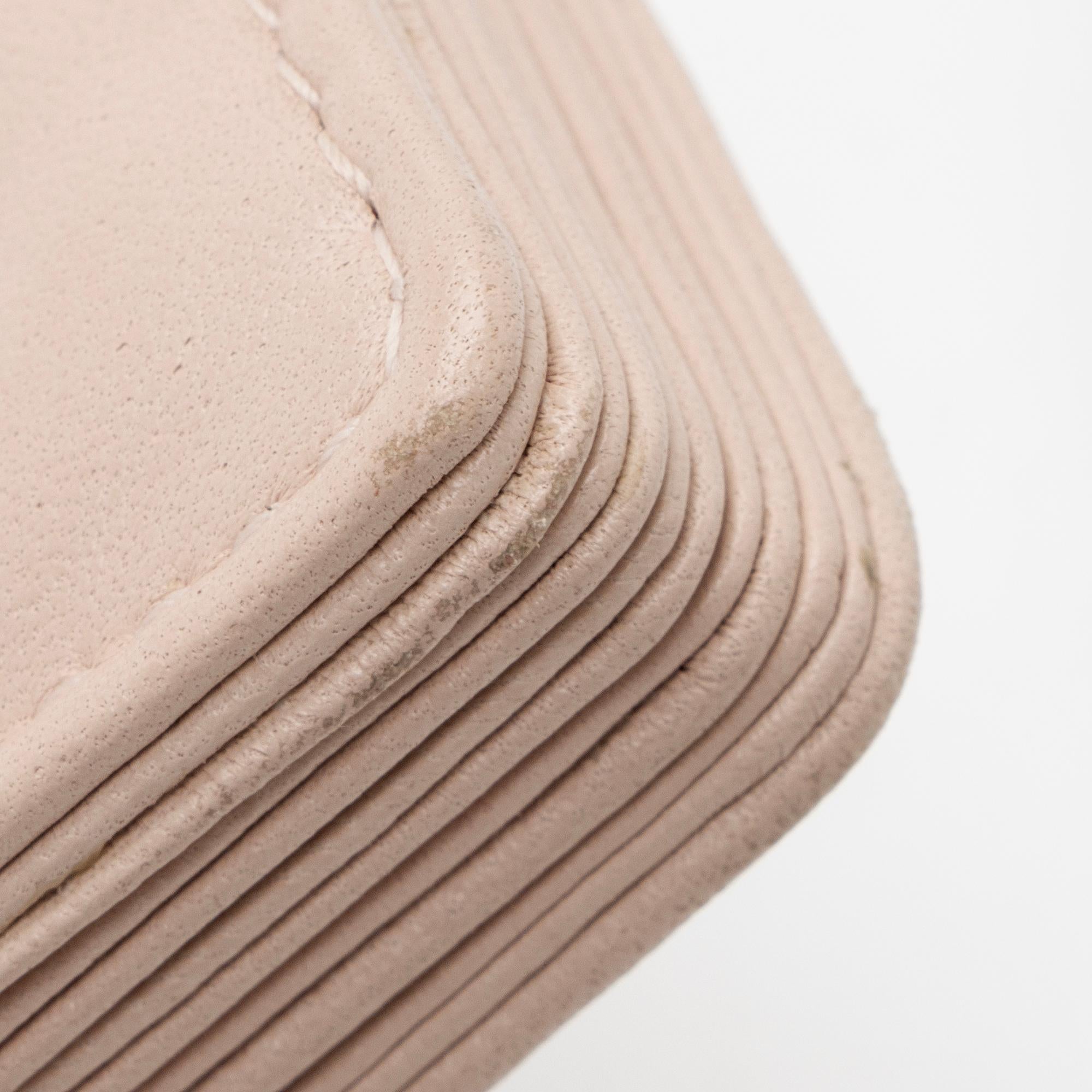 Dior Lambskin Studded Lady Dior 5-Gusset Card Holder (SHF-TOBEZh)