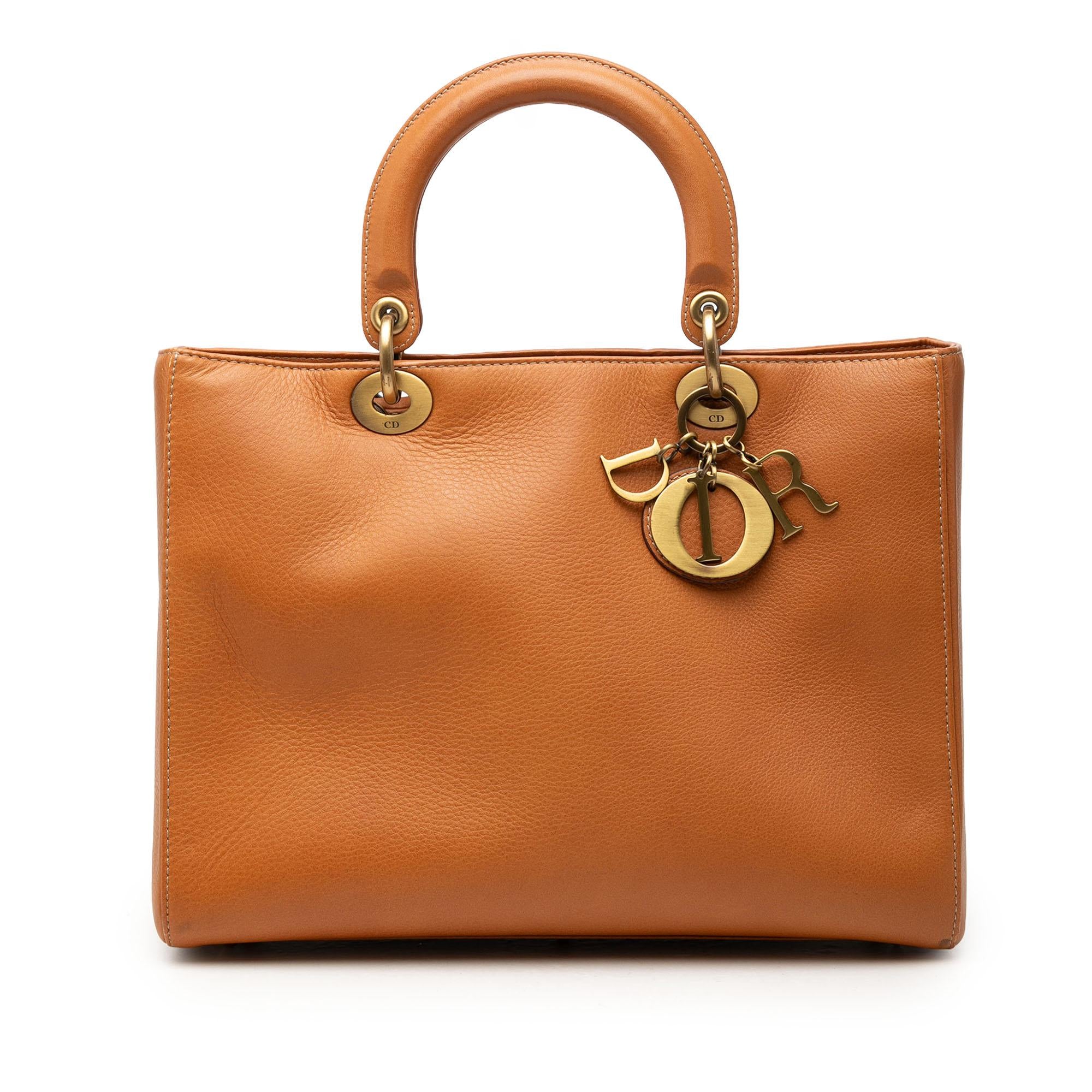 Dior Large Calfskin Lady Dior