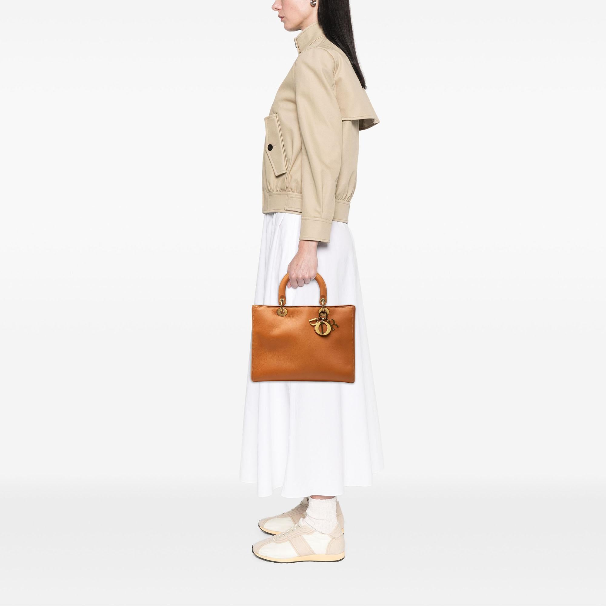 Dior Large Calfskin Lady Dior