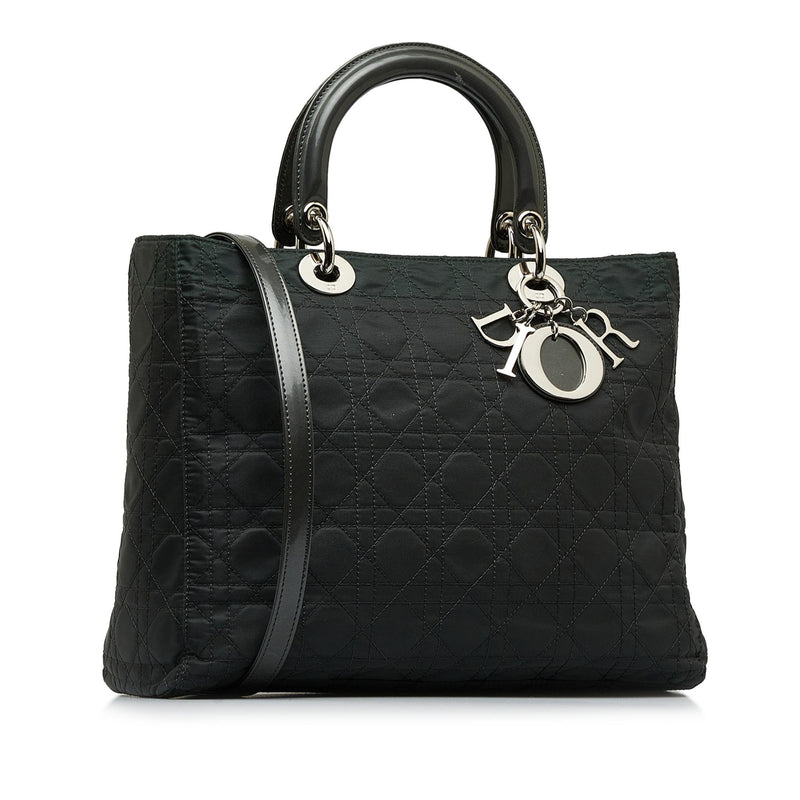 Dior Large Cannage Nylon Lady Dior SHG 6H7B52 LuxeDH