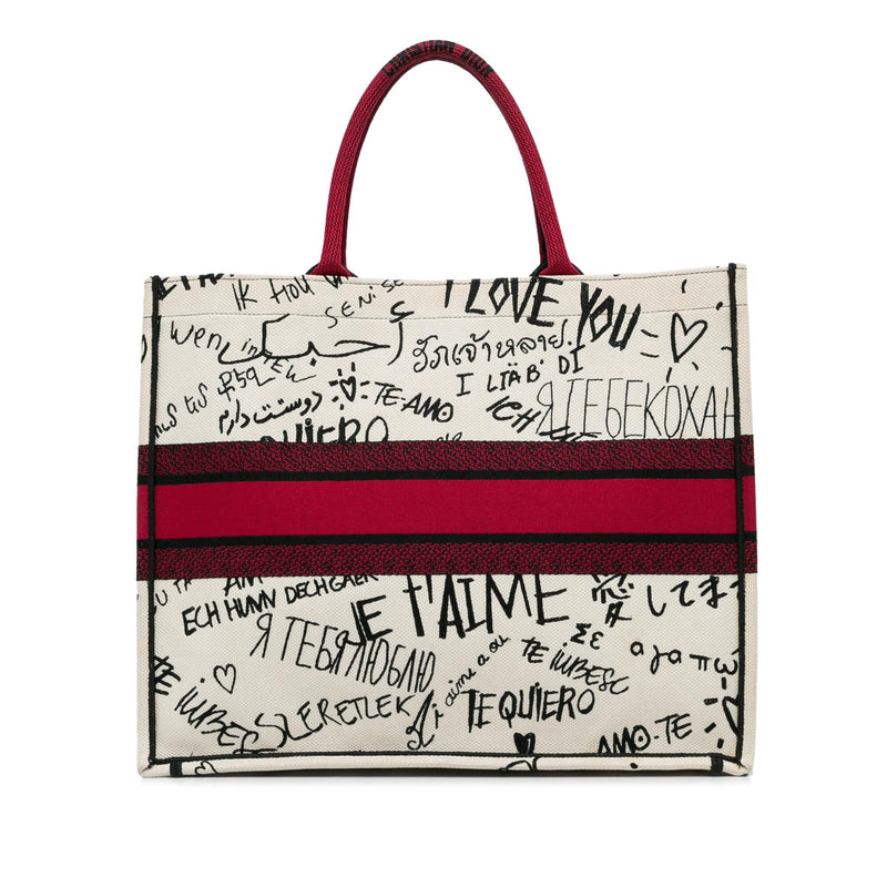 Dior Large DiorAmour Graffiti Book Tote (SHG-we6KId)