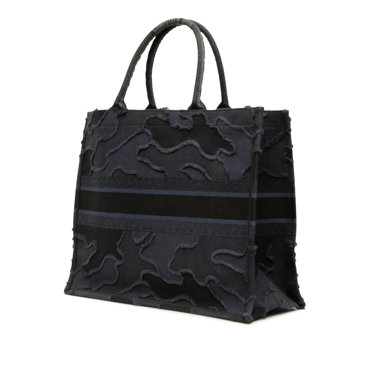 Dior Large Embroidered Canvas Camouflage Book Tote