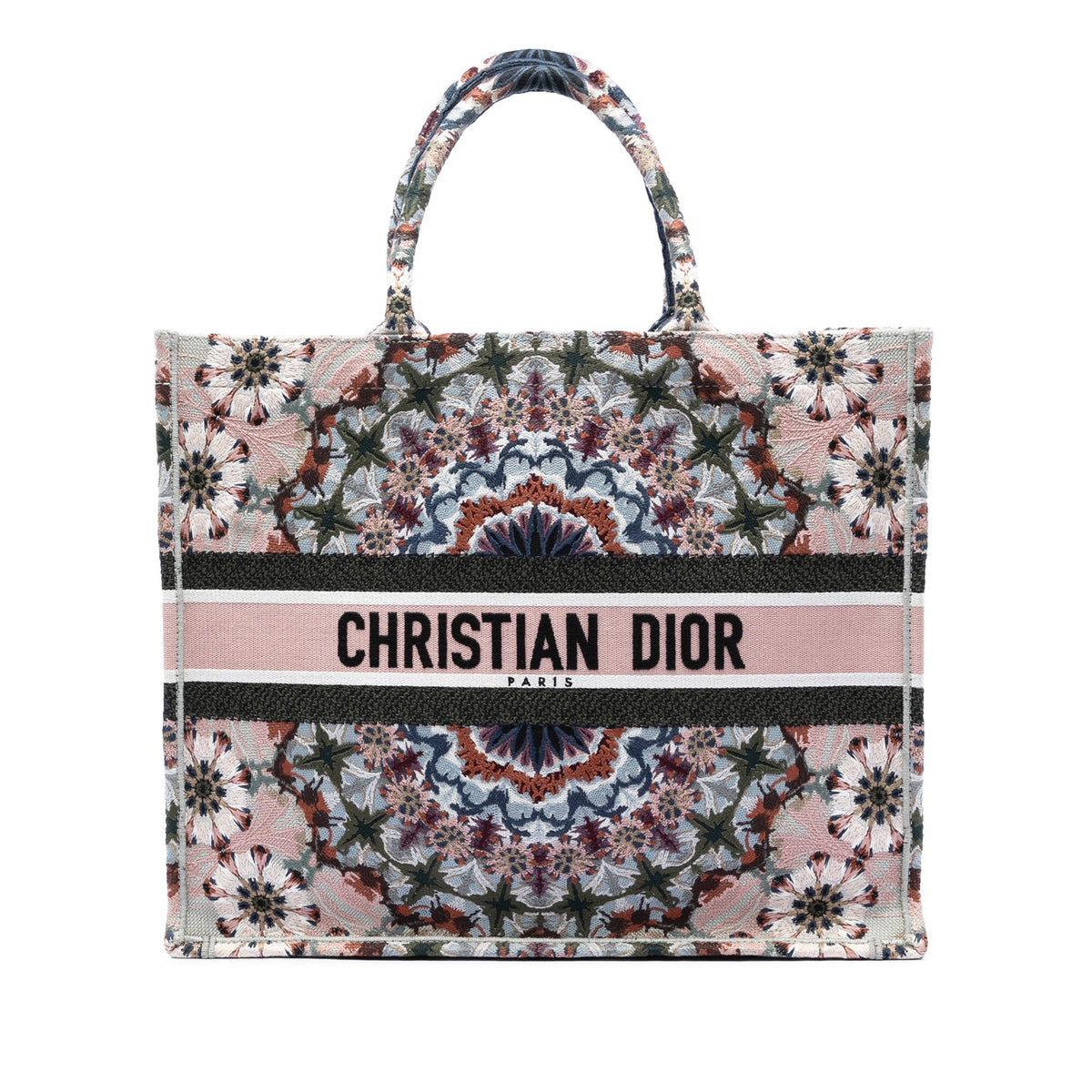 Dior Large Embroidered Canvas KaleiDiorscopic Book Tote