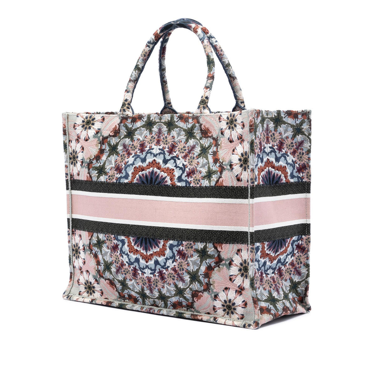 Dior Large Embroidered Canvas KaleiDiorscopic Book Tote