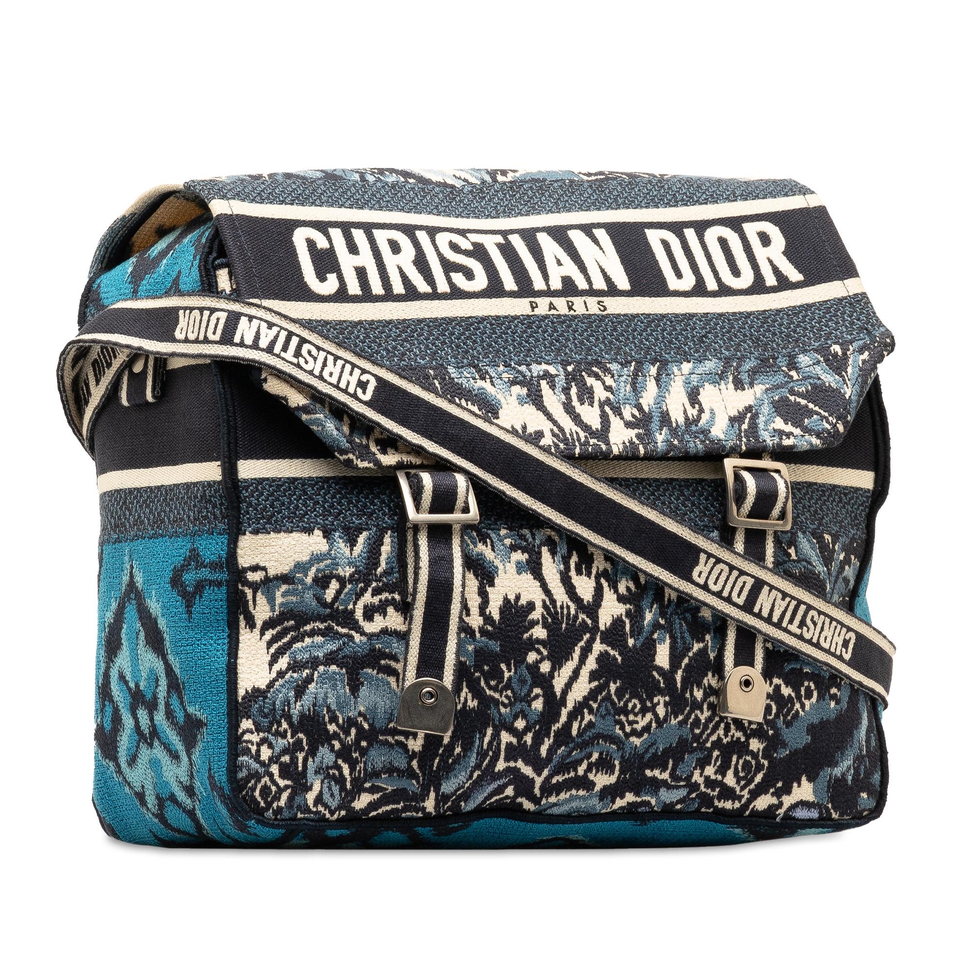 dior バッグ Christian Dior - NEW 2022 Large Pixel Zodiac Embroidered Canvas