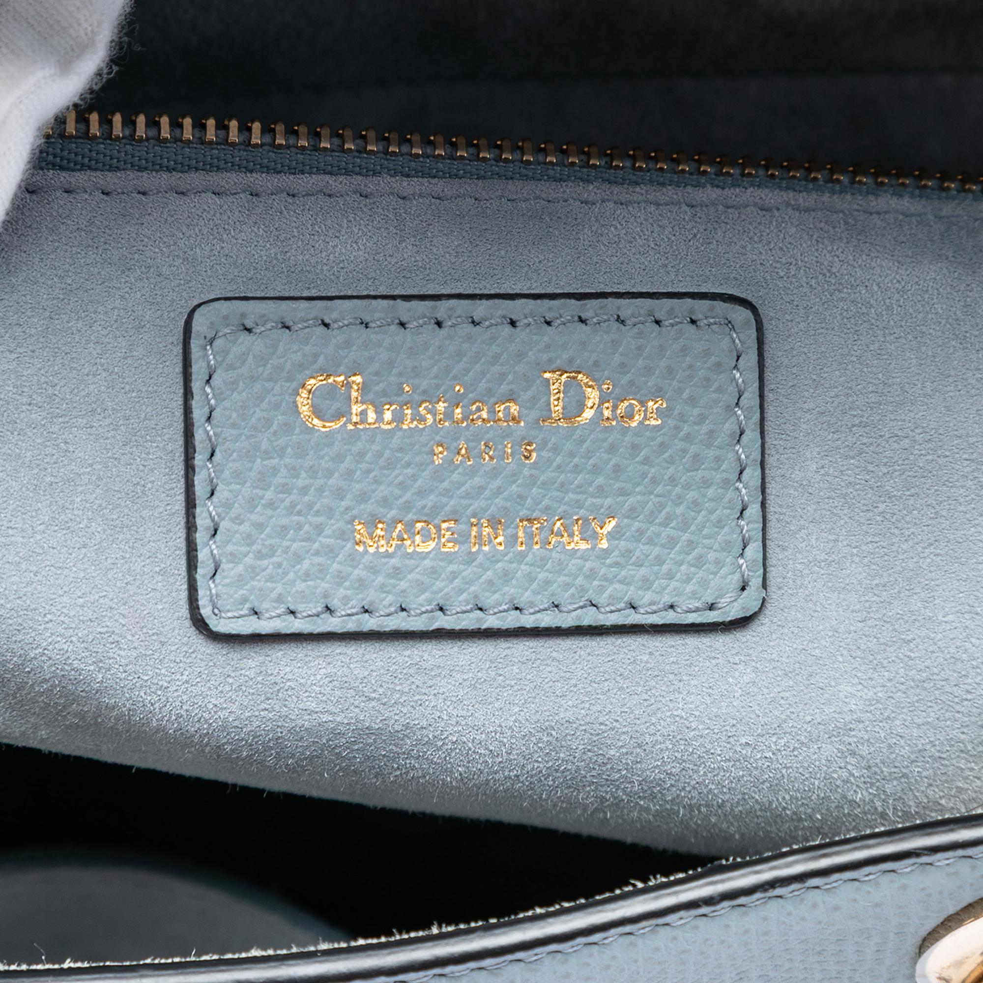 Dior Large Grained Calfskin Lady Dior