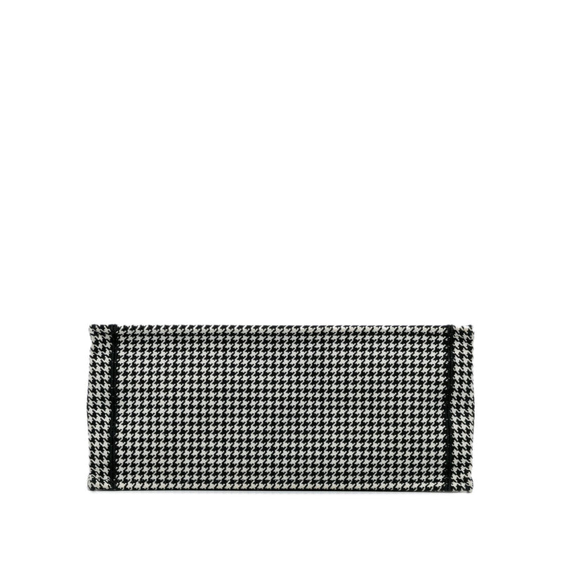 Dior Large Houndstooth Embroidered Book Tote (SHG-i71xOC)