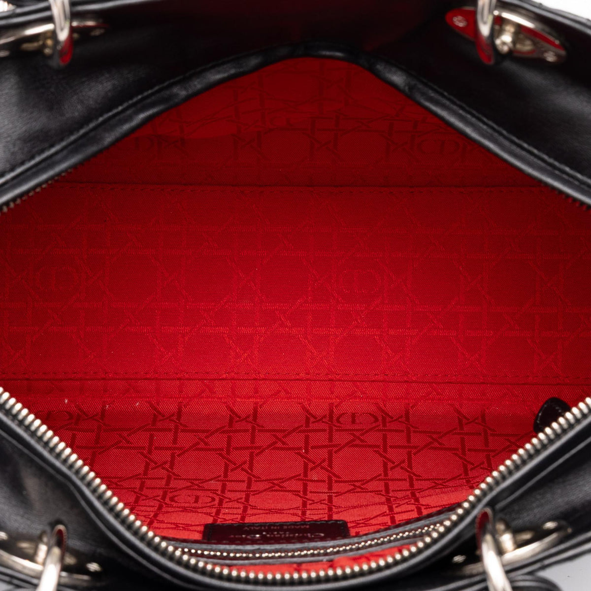 Dior Large Lambskin Cannage Lady Dior