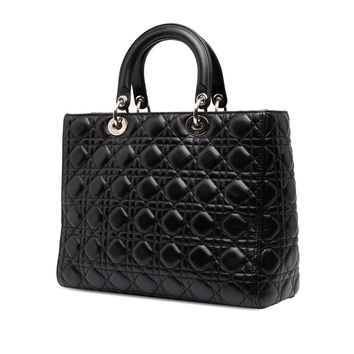 Dior Large Lambskin Cannage Lady Dior