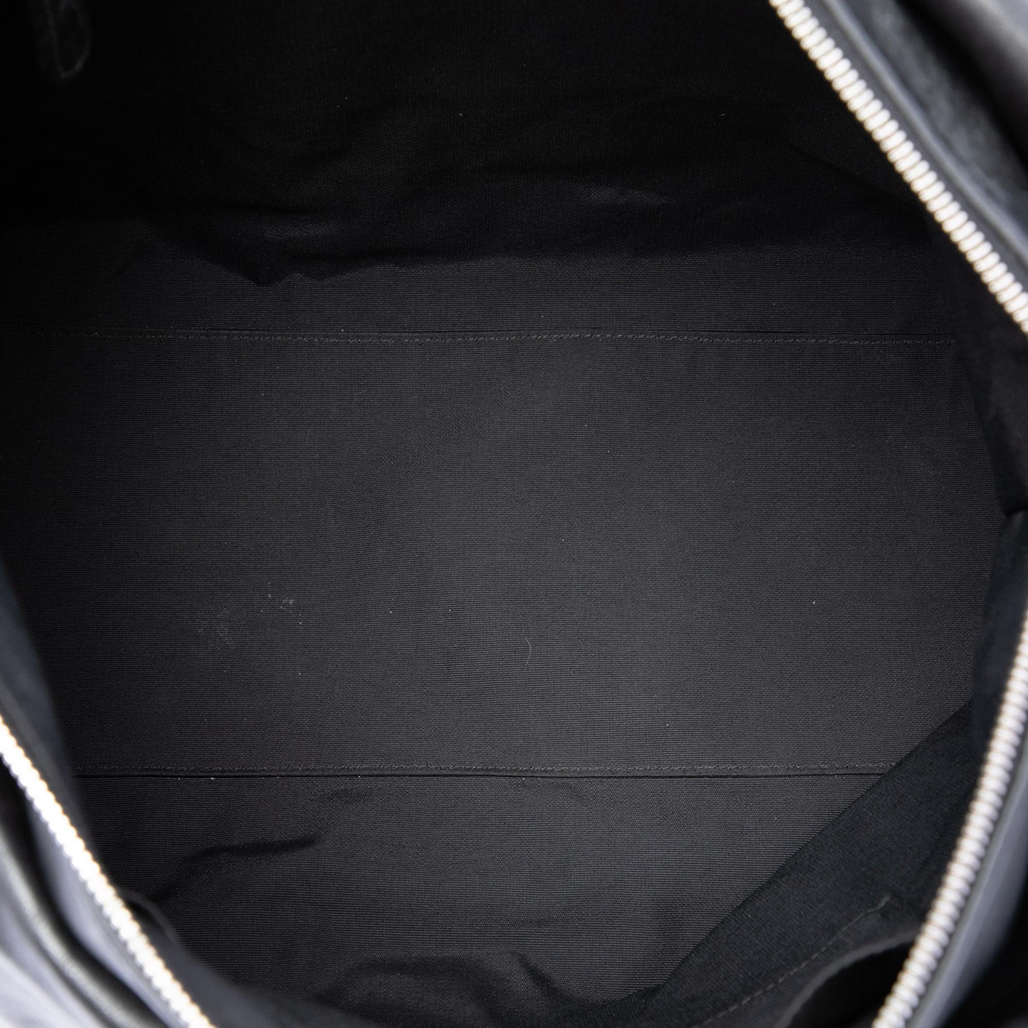 Dior Large Lambskin Cannage Polochon Granville Satchel