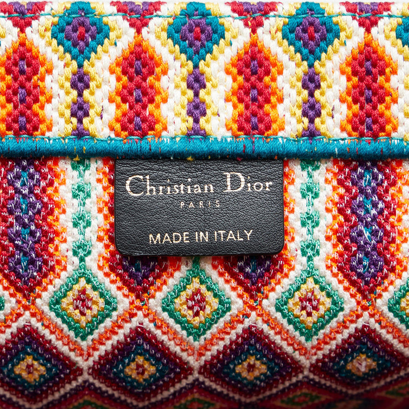 Dior Embroidered Striped Book Tote (SHF-22484) – LuxeDH